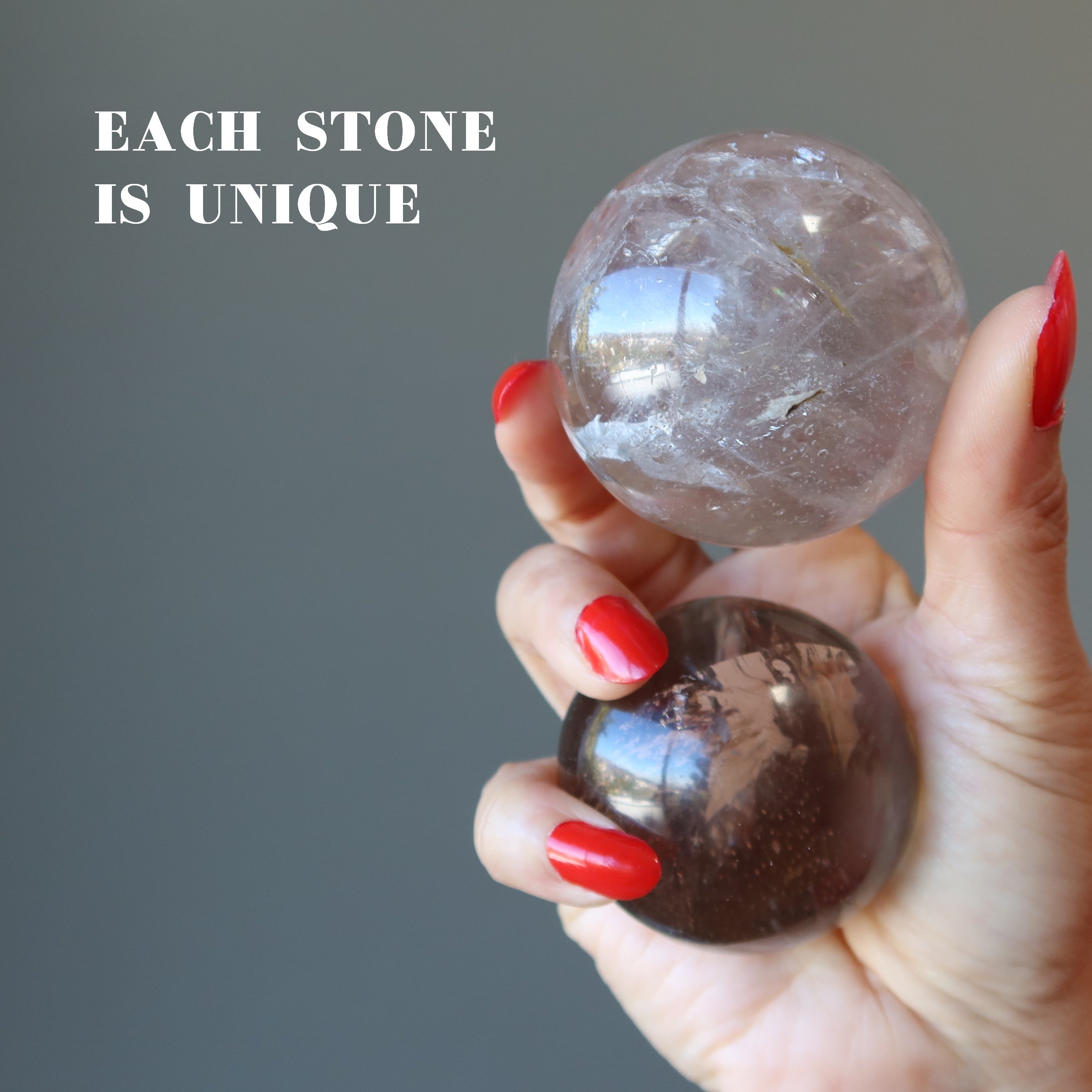 Smoky Quartz Sphere Wounded Warrior Crystal Ball
