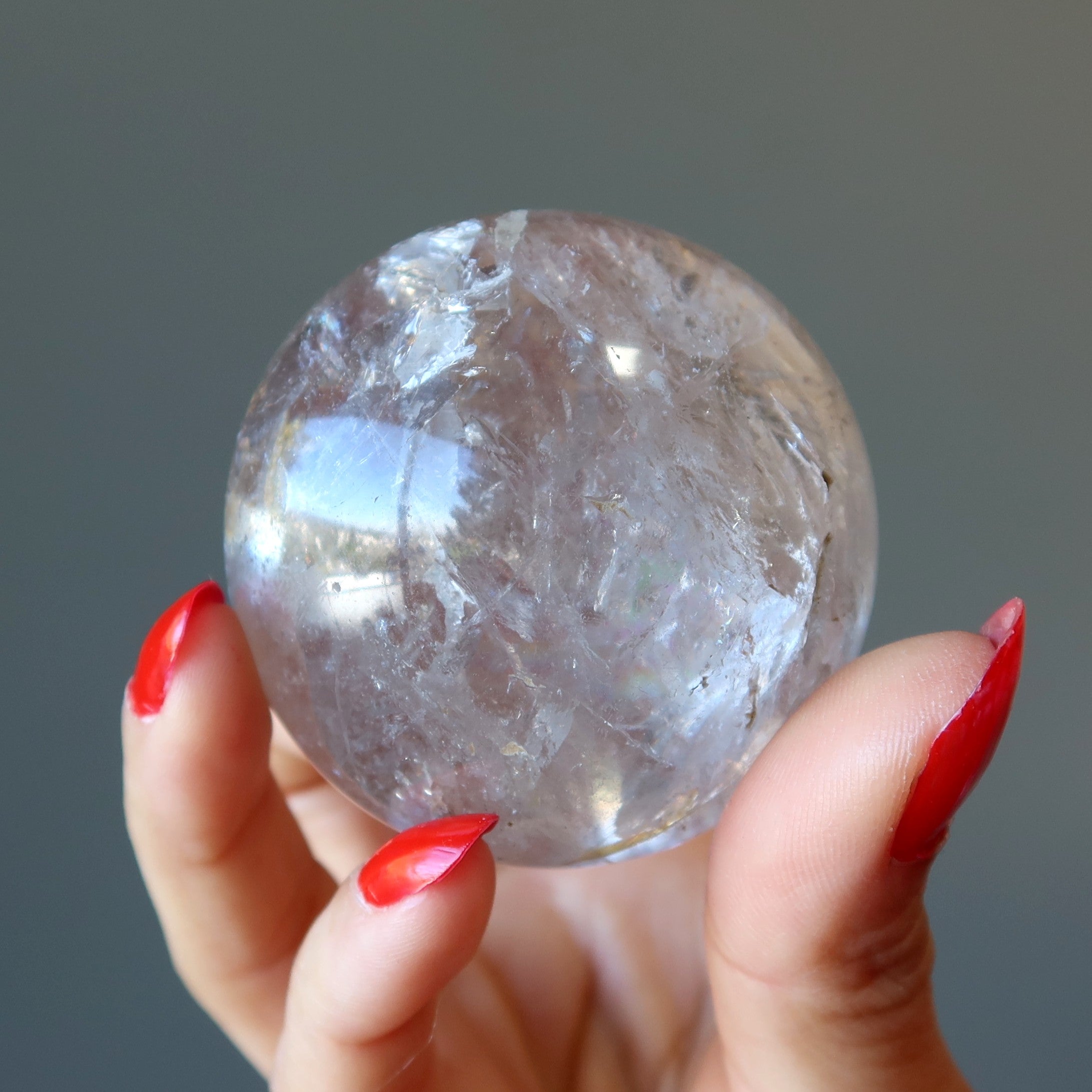 Smoky Quartz Sphere Wounded Warrior Crystal Ball
