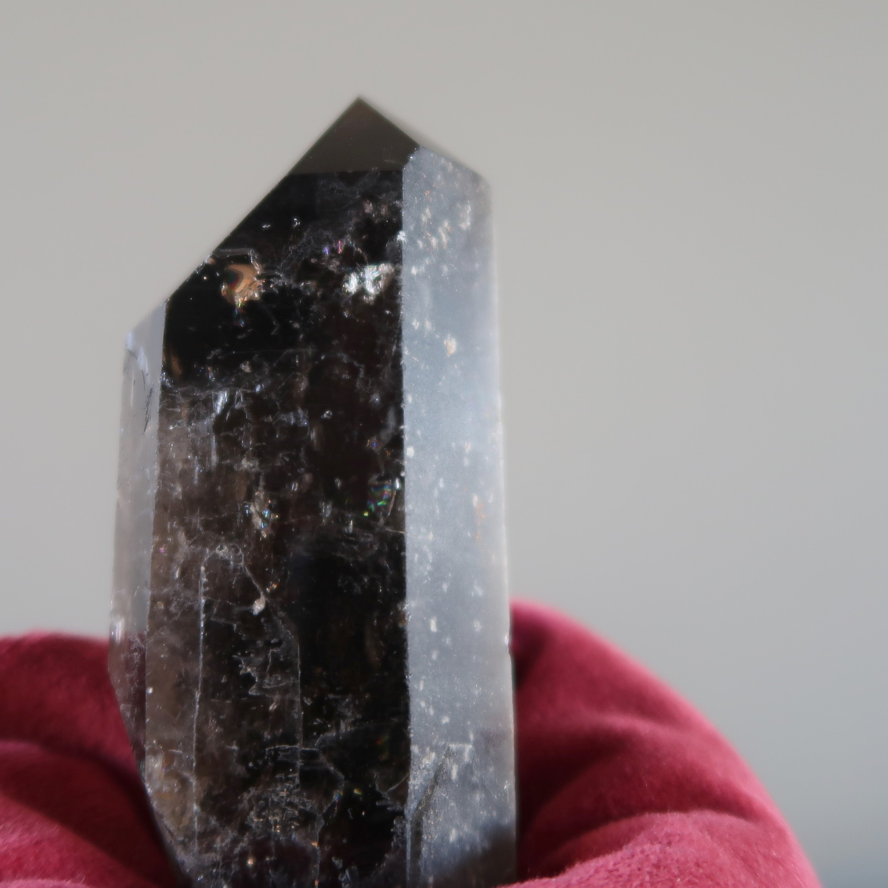 Smoky Quartz Raw Crystal Wand Point Powerful Protection