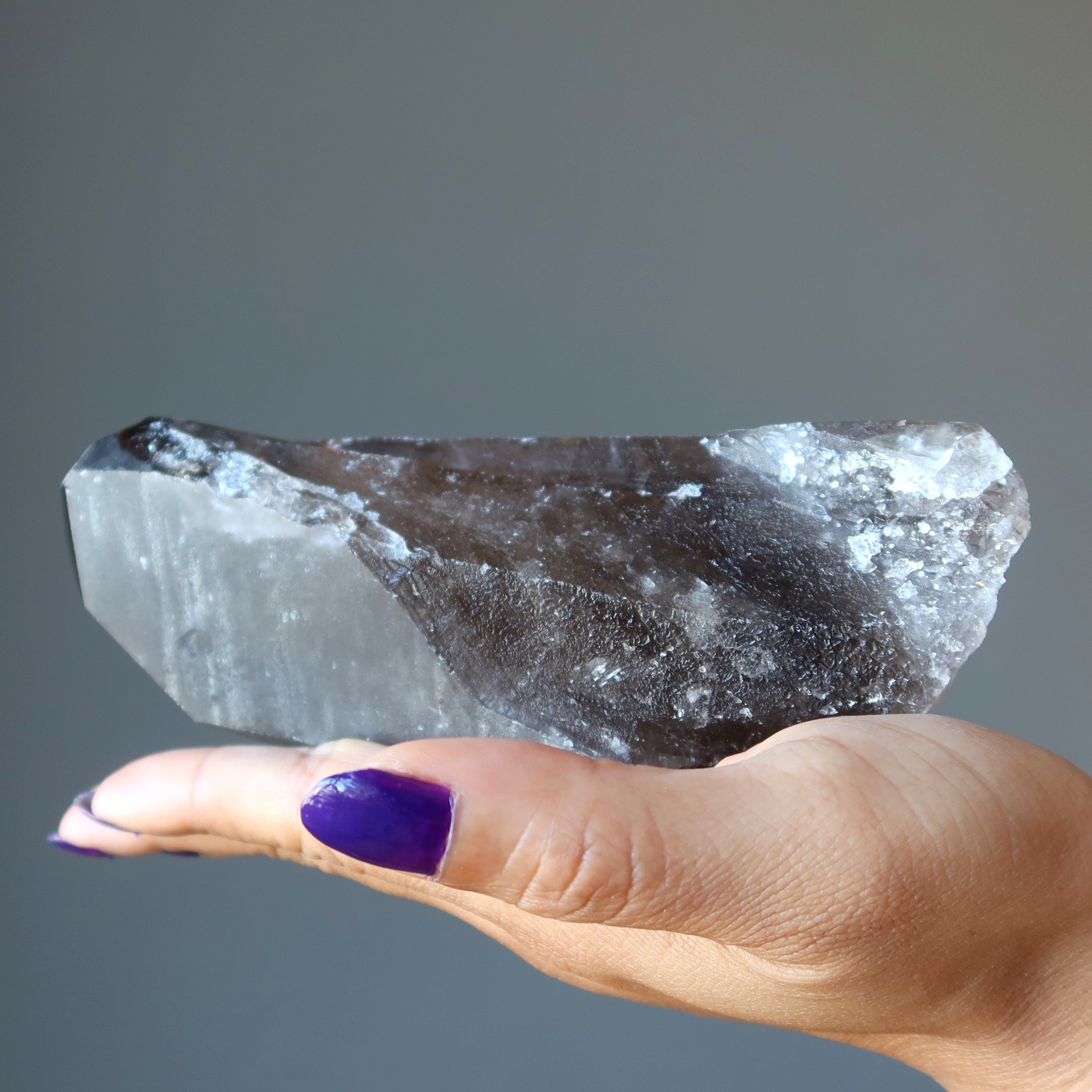 Smoky Quartz Raw Crystal Wand Point Powerful Protection