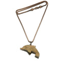 Collier en stéatite Dauphin joyeux Danse Cristal animal