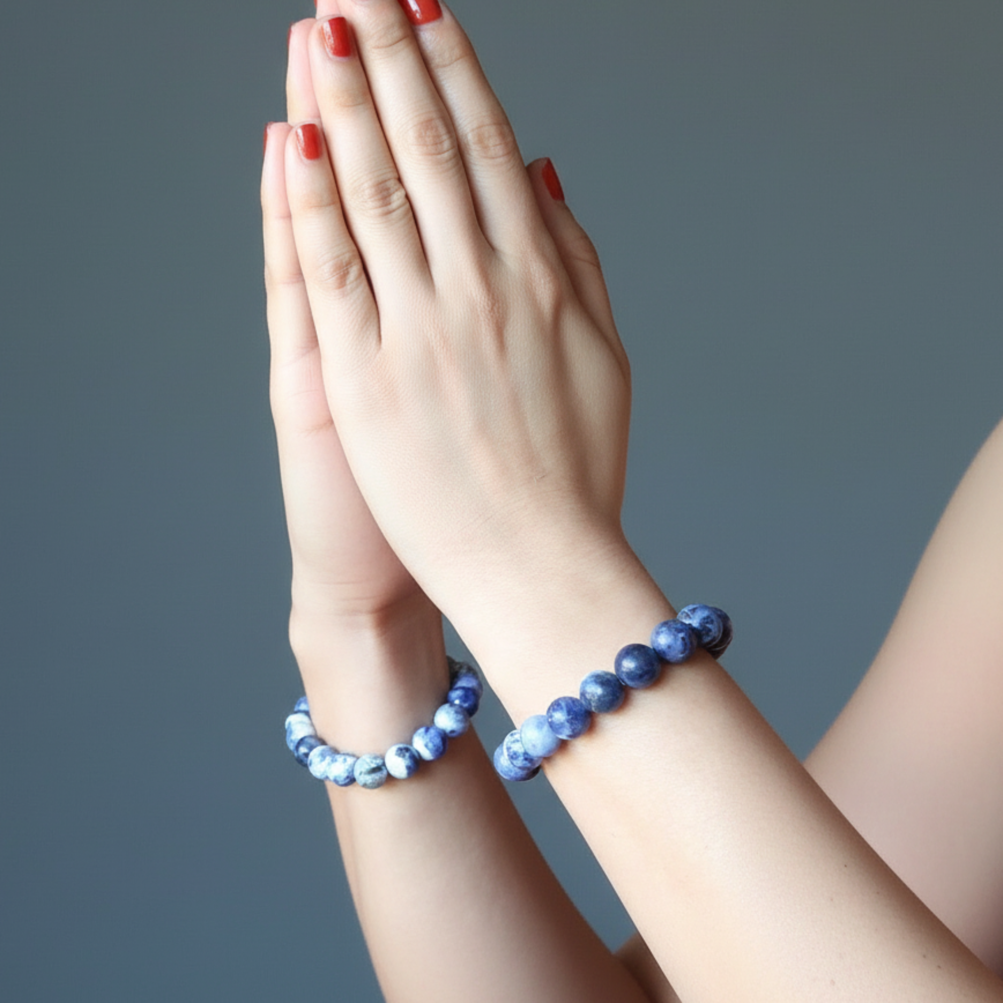 Sodalith-Armband Drittes-Auge-Chakra Nachtsicht