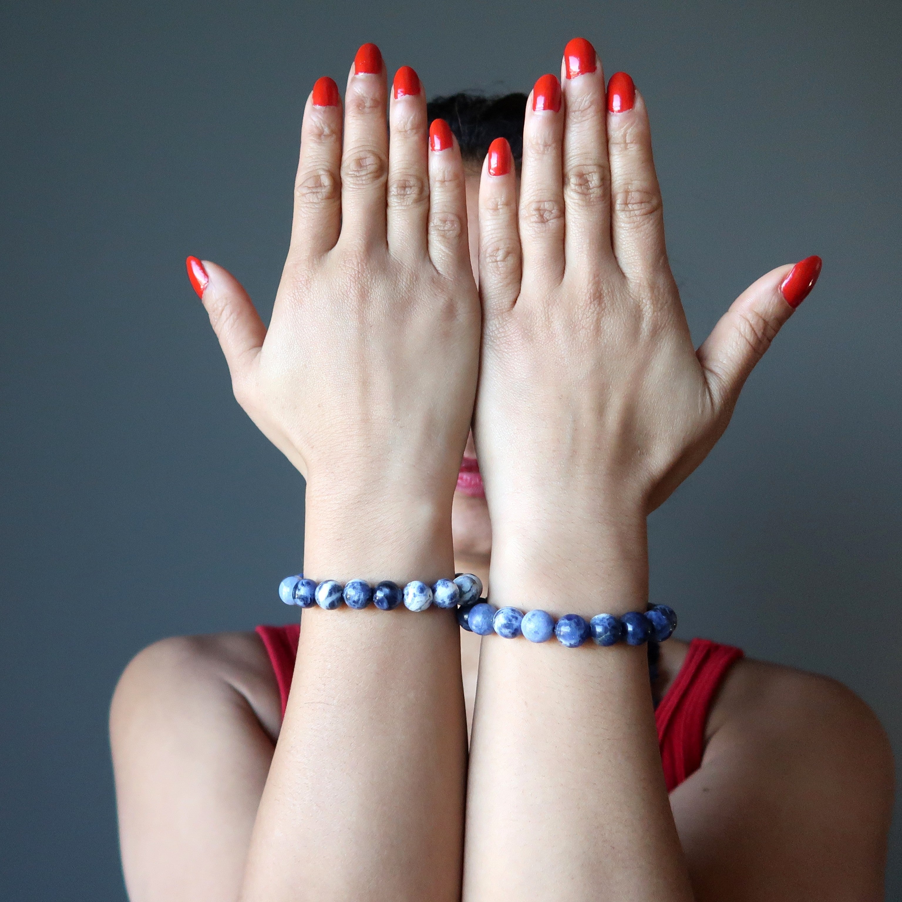 Sodalith-Armband Drittes-Auge-Chakra Nachtsicht