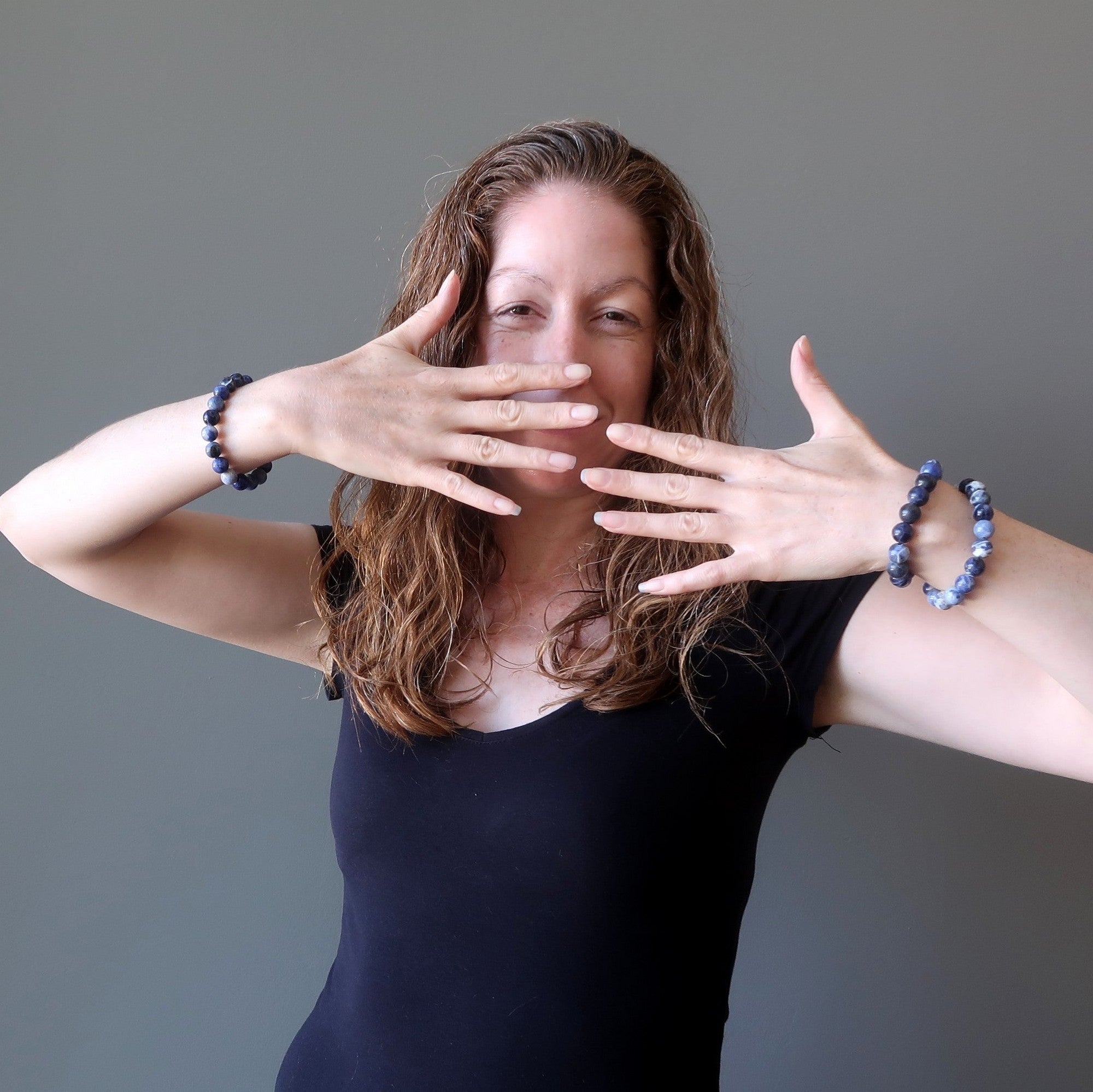 Sodalith-Armband Drittes-Auge-Chakra Nachtsicht