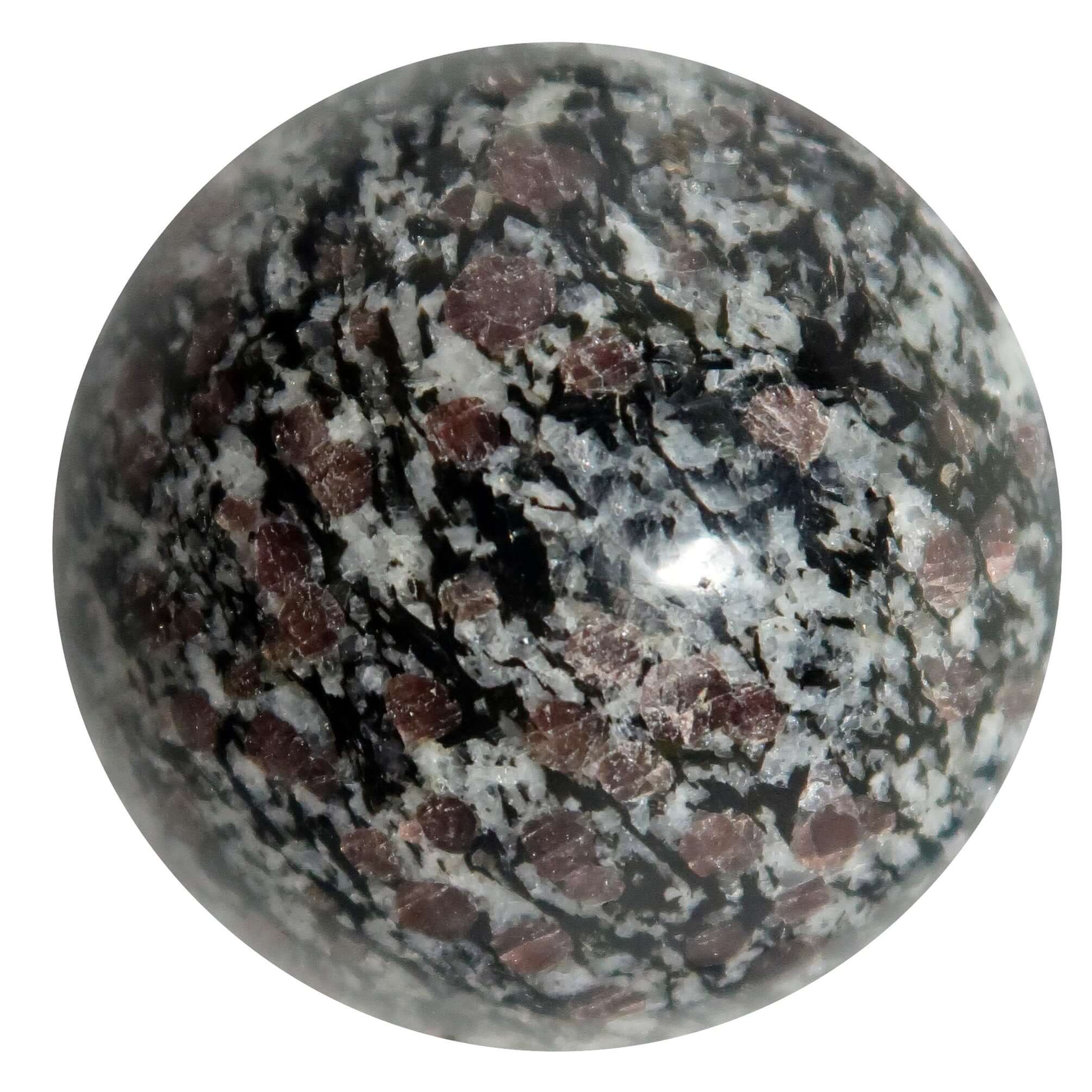 Spinel Sphere Black Biotite Schist Crystal Ball