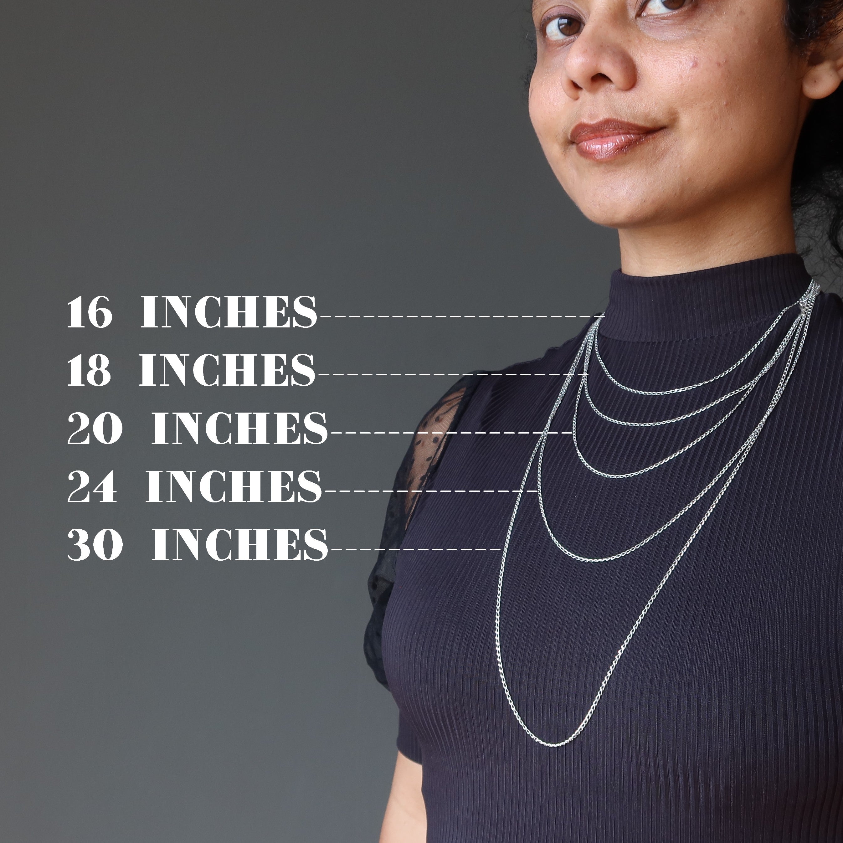 Sterling Silver Chain Necklace Curb Links of Strength