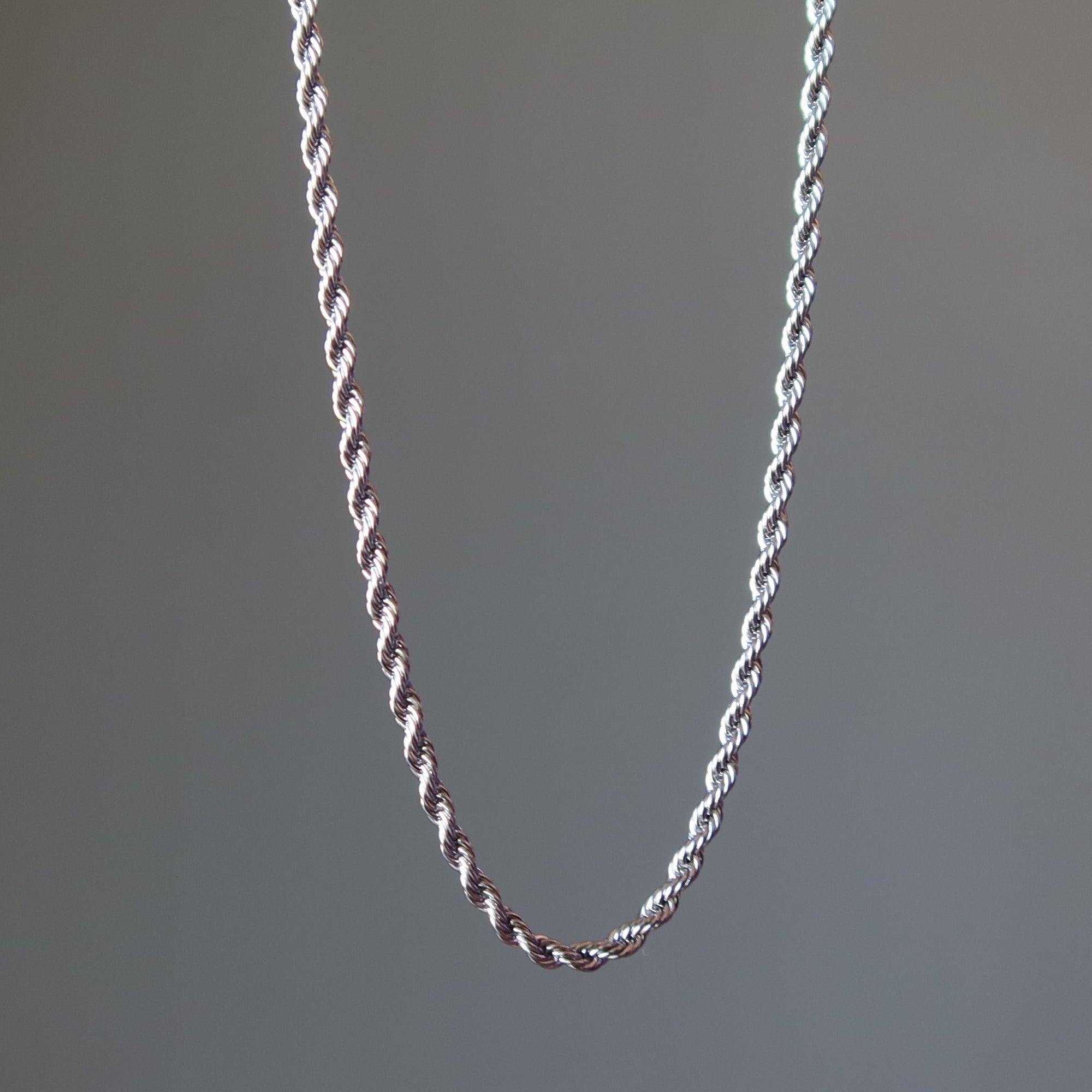 Collier chaîne en argent sterling, Corde de joie étincelante