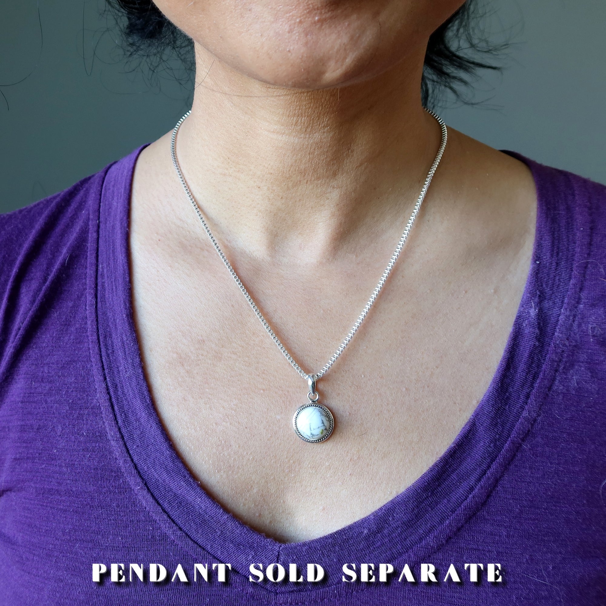 Sterling Silver Chain Necklace Box Rope Showstopper