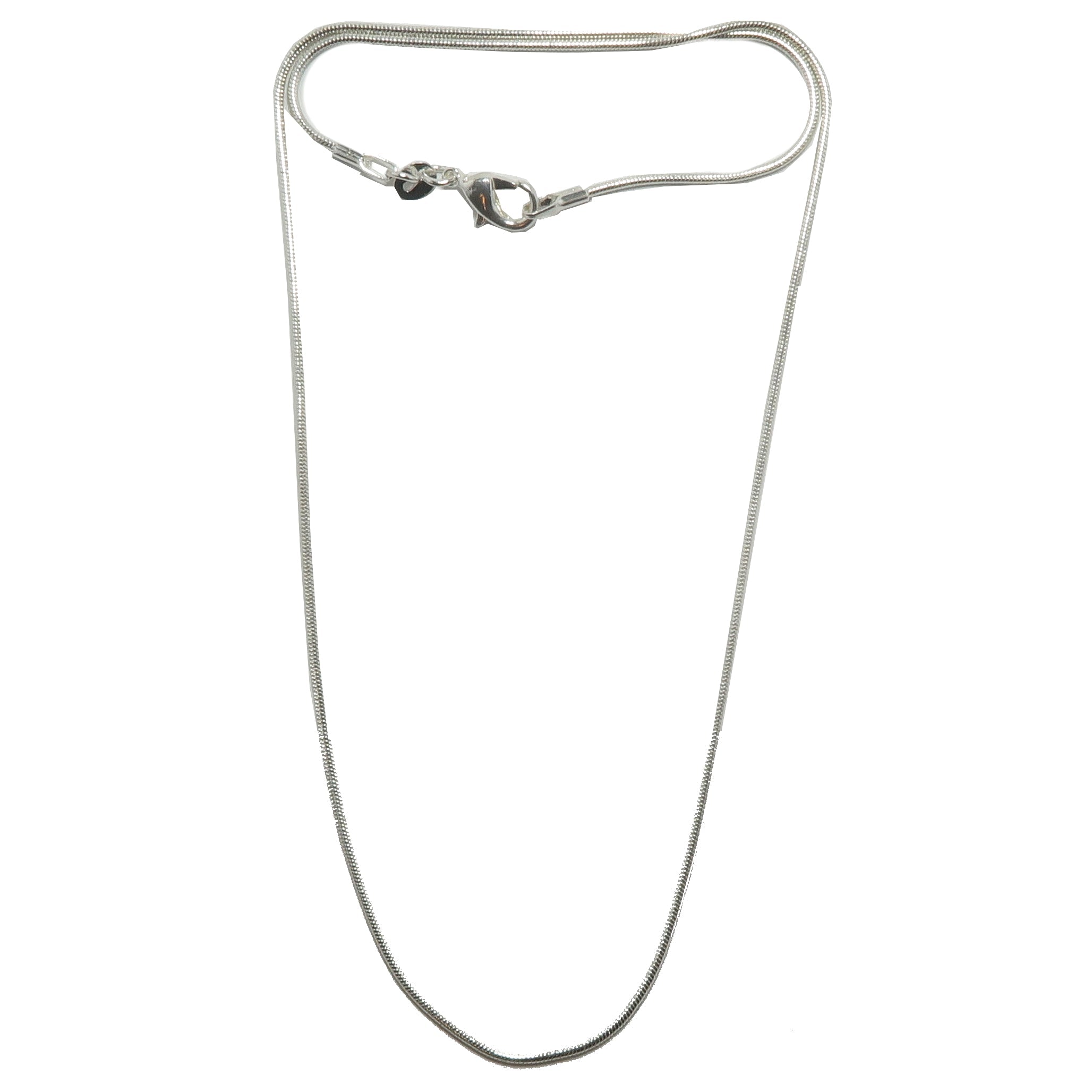 Halskette aus Sterlingsilber, elegante Schlangenkette