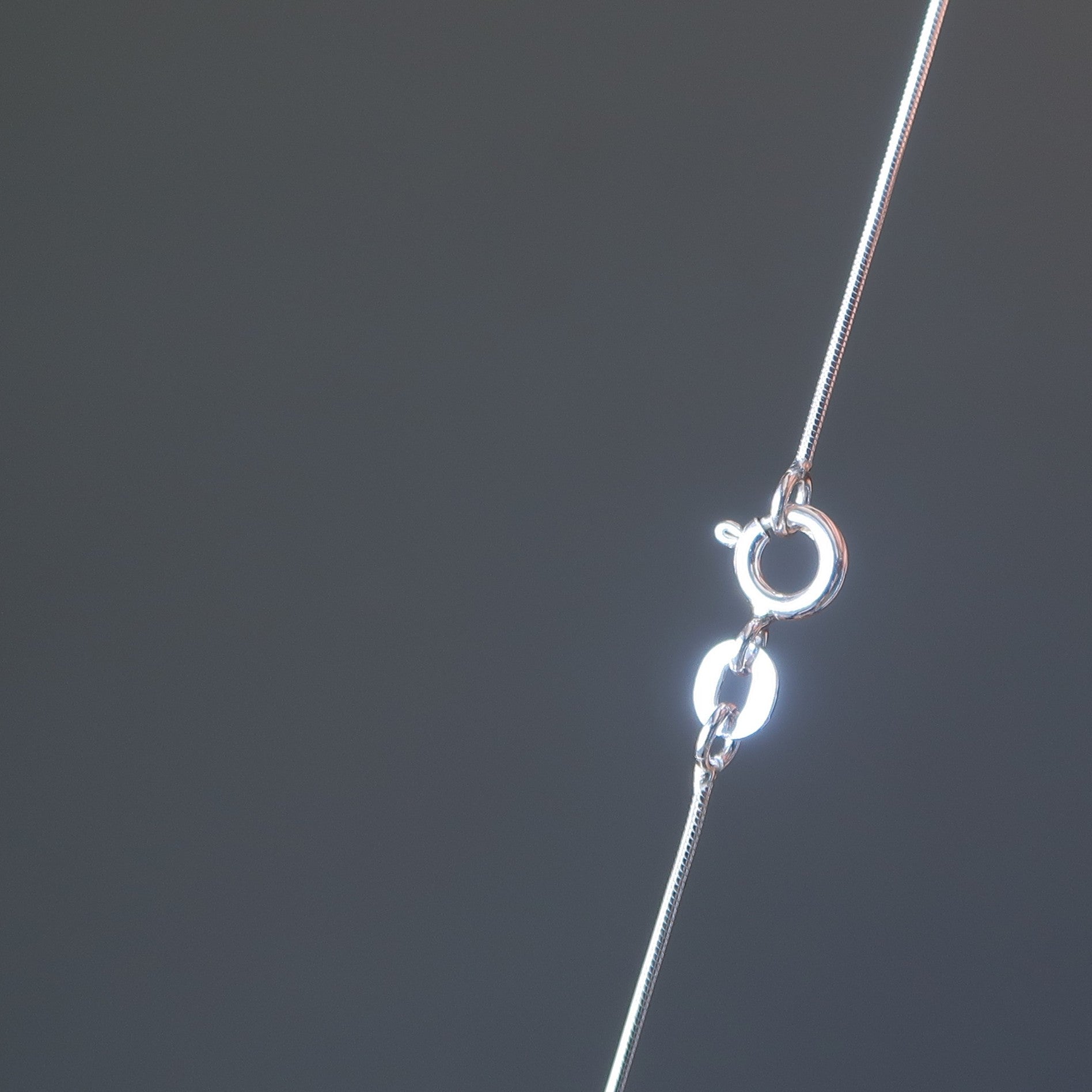 Halskette aus Sterlingsilber, elegante Schlangenkette