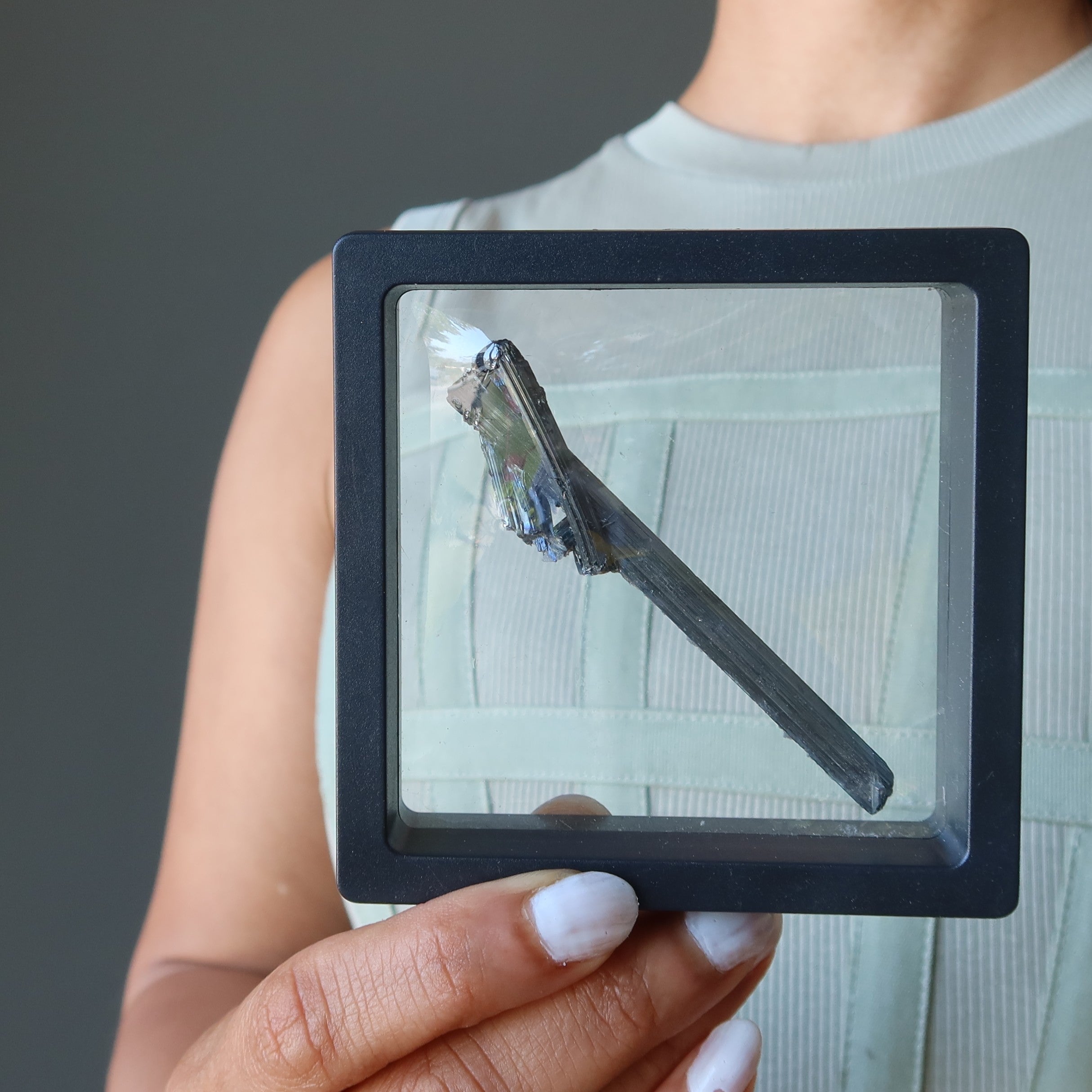 Stibnite Raw Crystal Protective Path of Light Gem