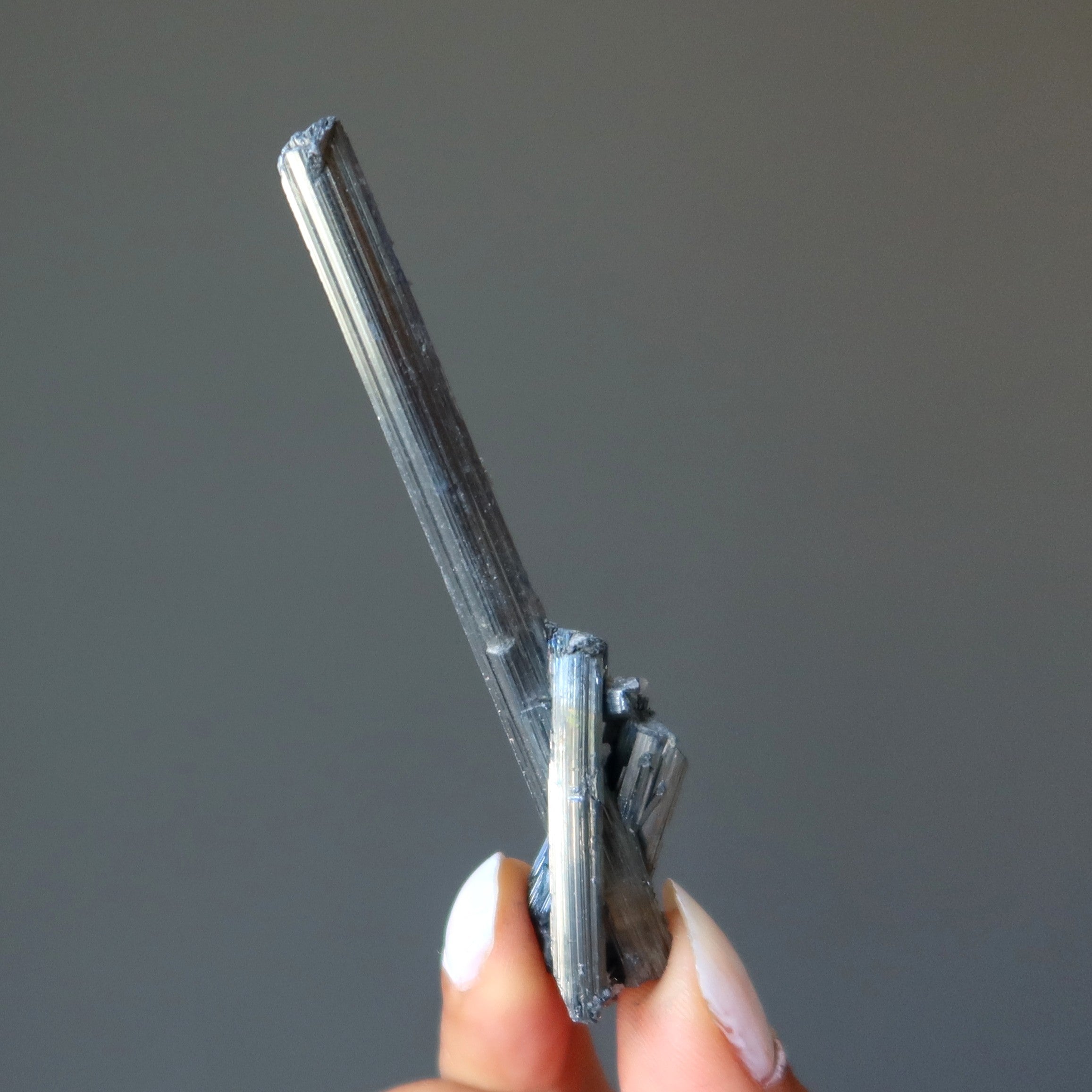 Stibnite Raw Crystal Protective Path of Light Gem