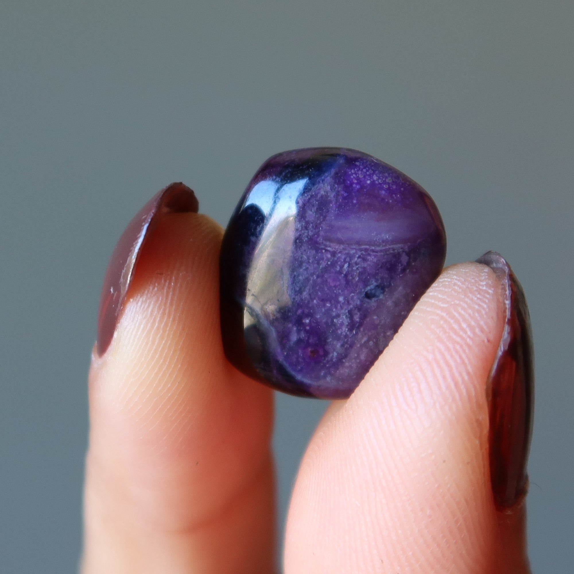 Sugilith Gitter Kristall Spirituelles Mandala Edelstein