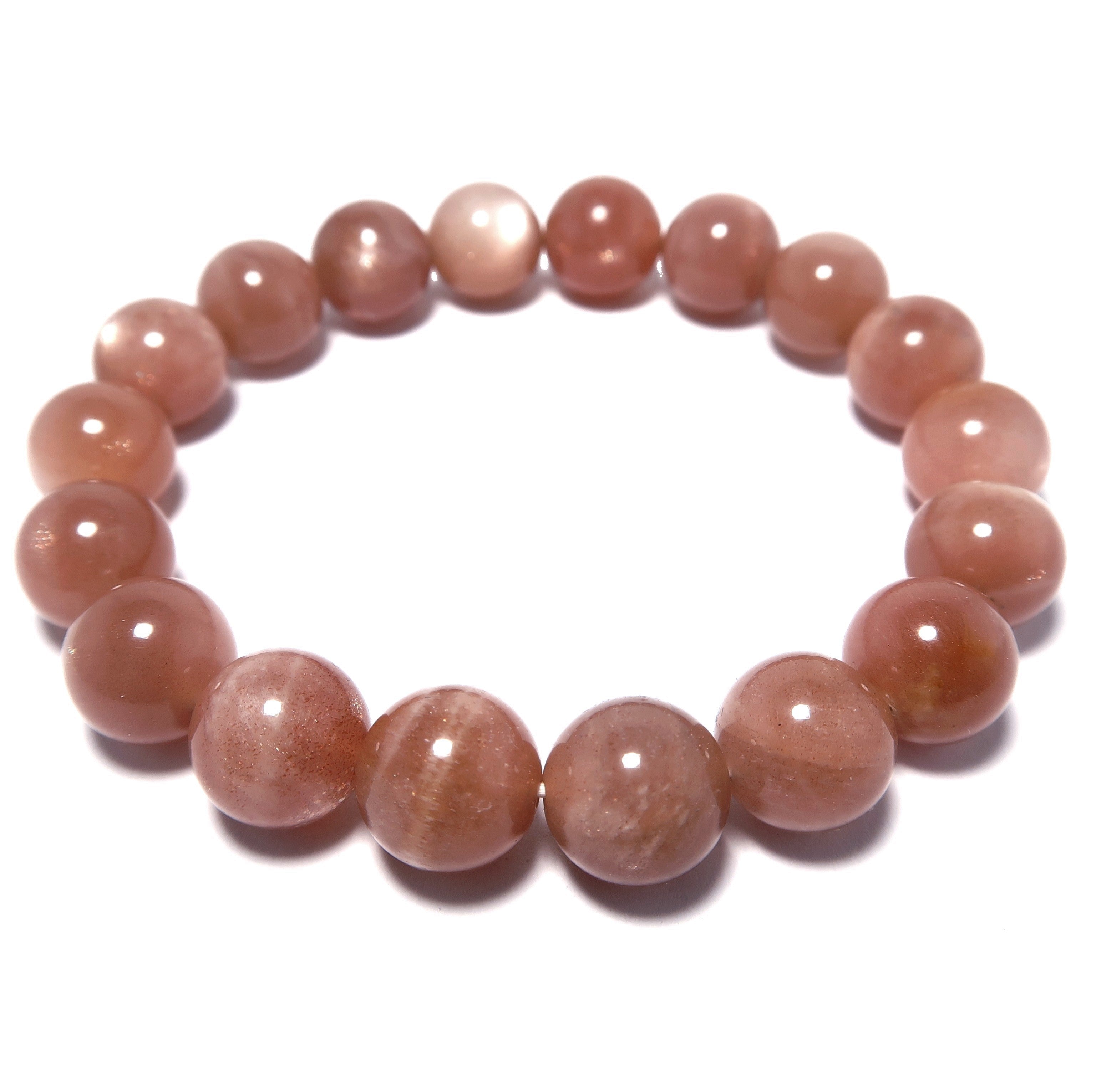 Sonnensteinarmband Rot-Bronze Schimmer der Freude