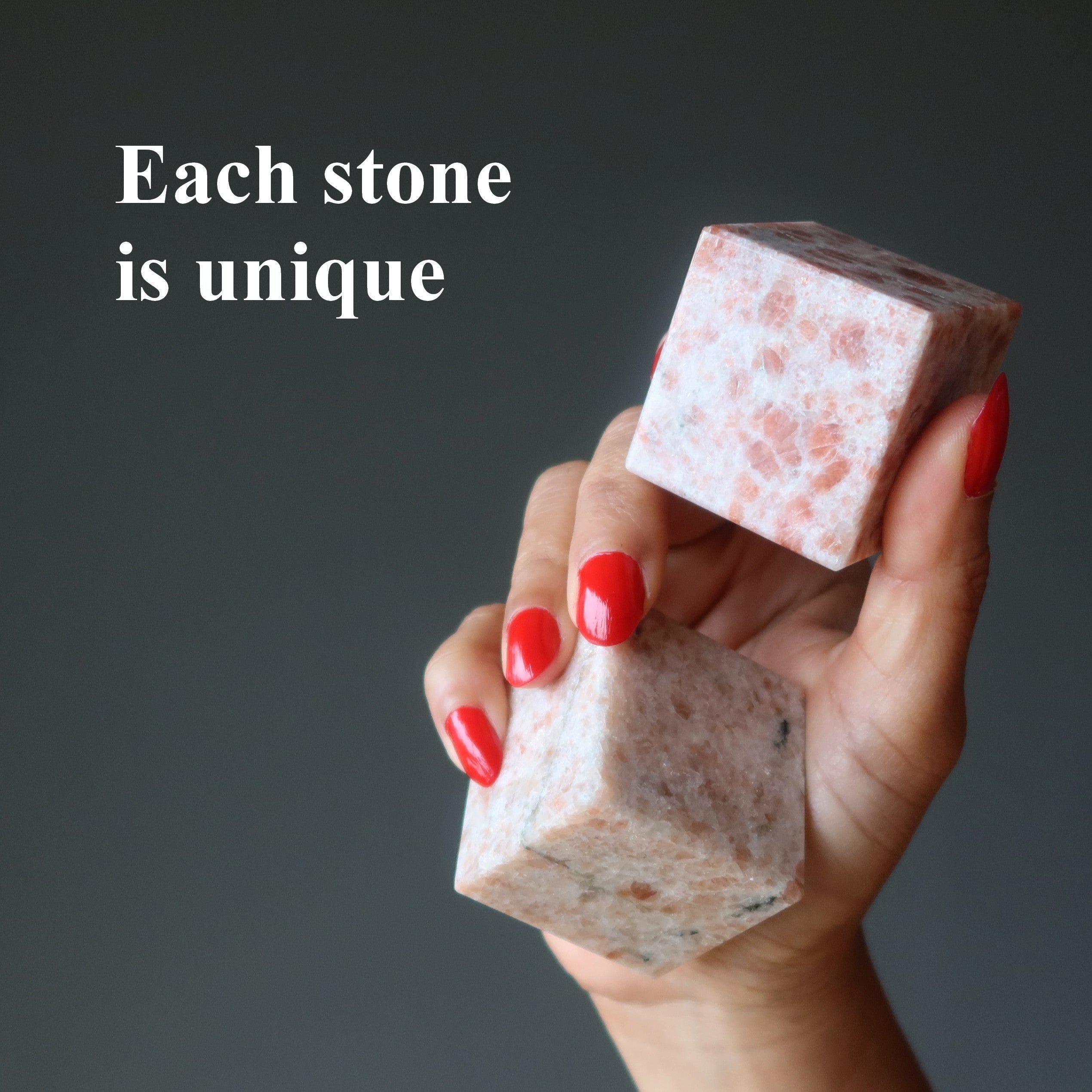 Sunstone Cube Block of Bright Life Energy Sun Crystal