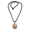Sunstone Necklace Sun Spark Chunky Red Stone