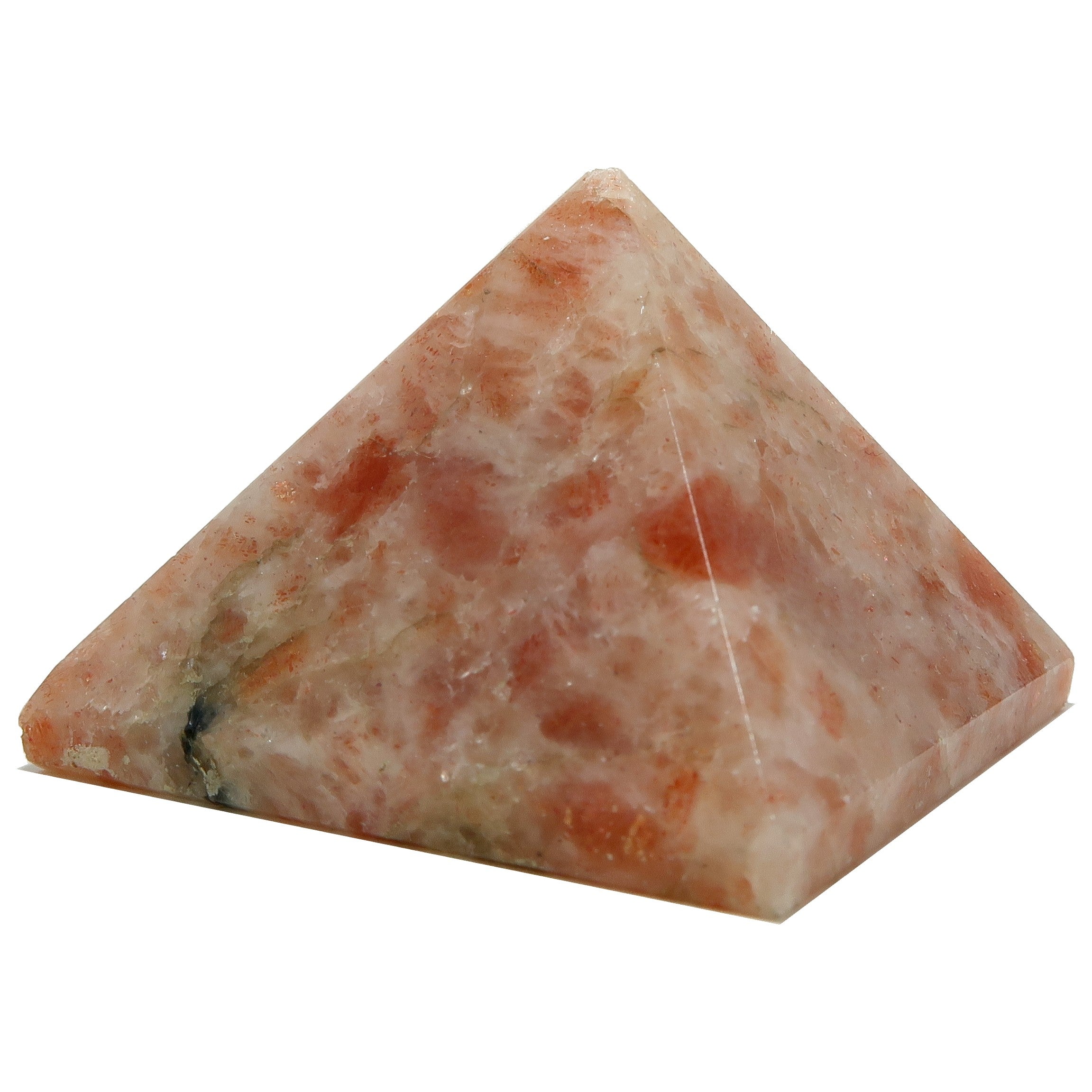 Sunstone Pyramid Sun God Ra Sacred Healing Power Crystal