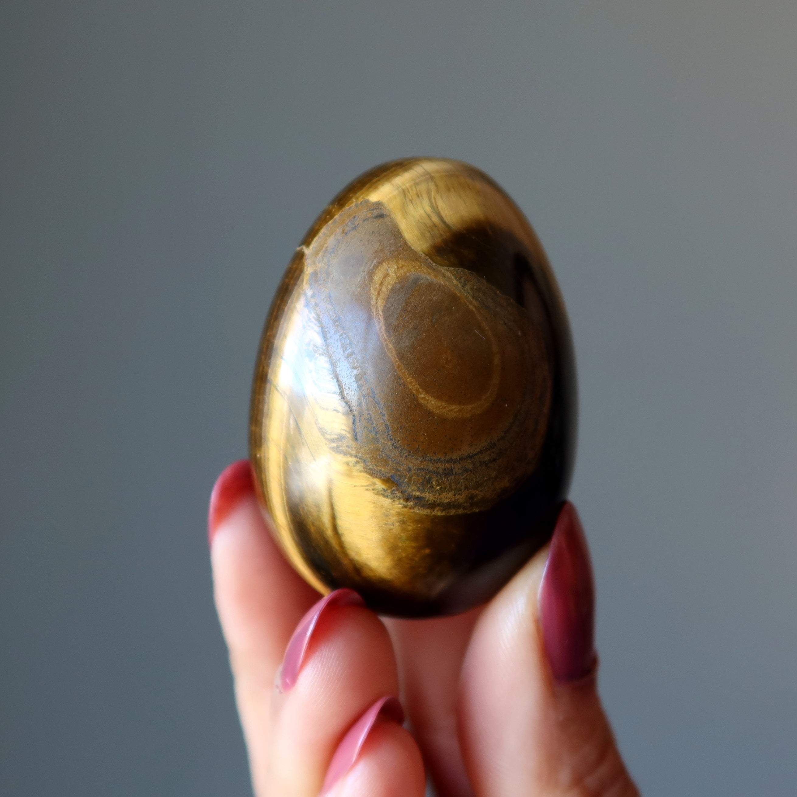 Tigers Eye Egg Nature's Muddy Miracle Confidence Crystal