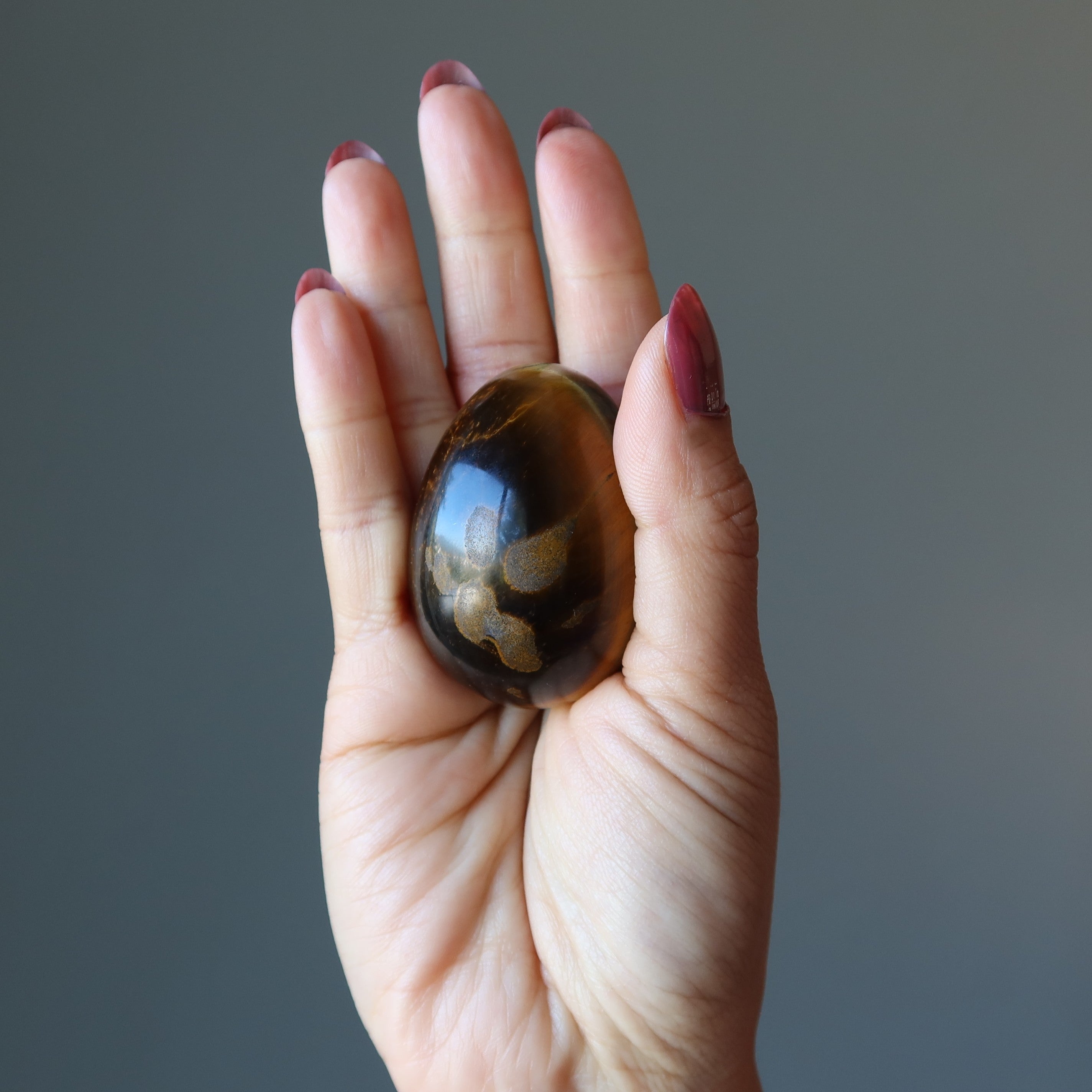 Tigers Eye Egg Nature's Muddy Miracle Confidence Crystal