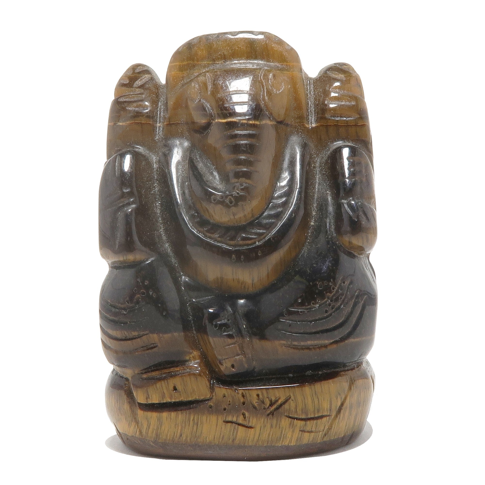 Tigers Eye Ganesh Hindu Elephant Business Success