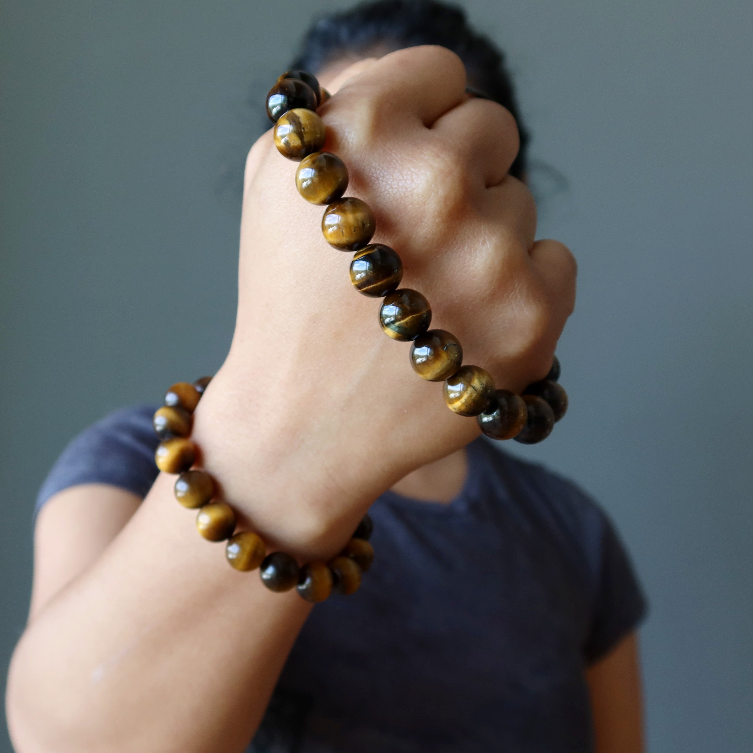 Tigers Eye Bracelet Golden Confidence Stone