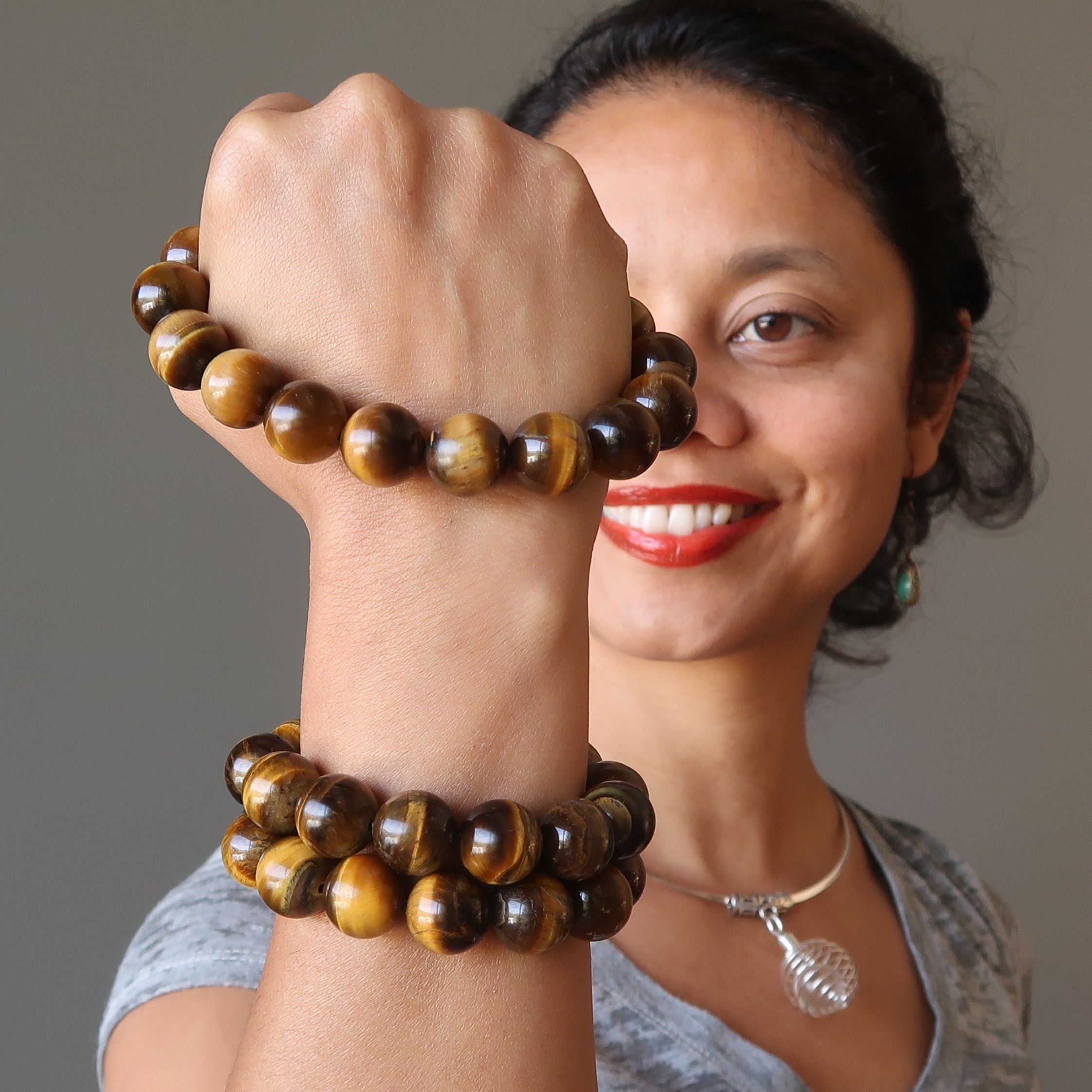 Tigers Eye Bracelet Golden Confidence Stone