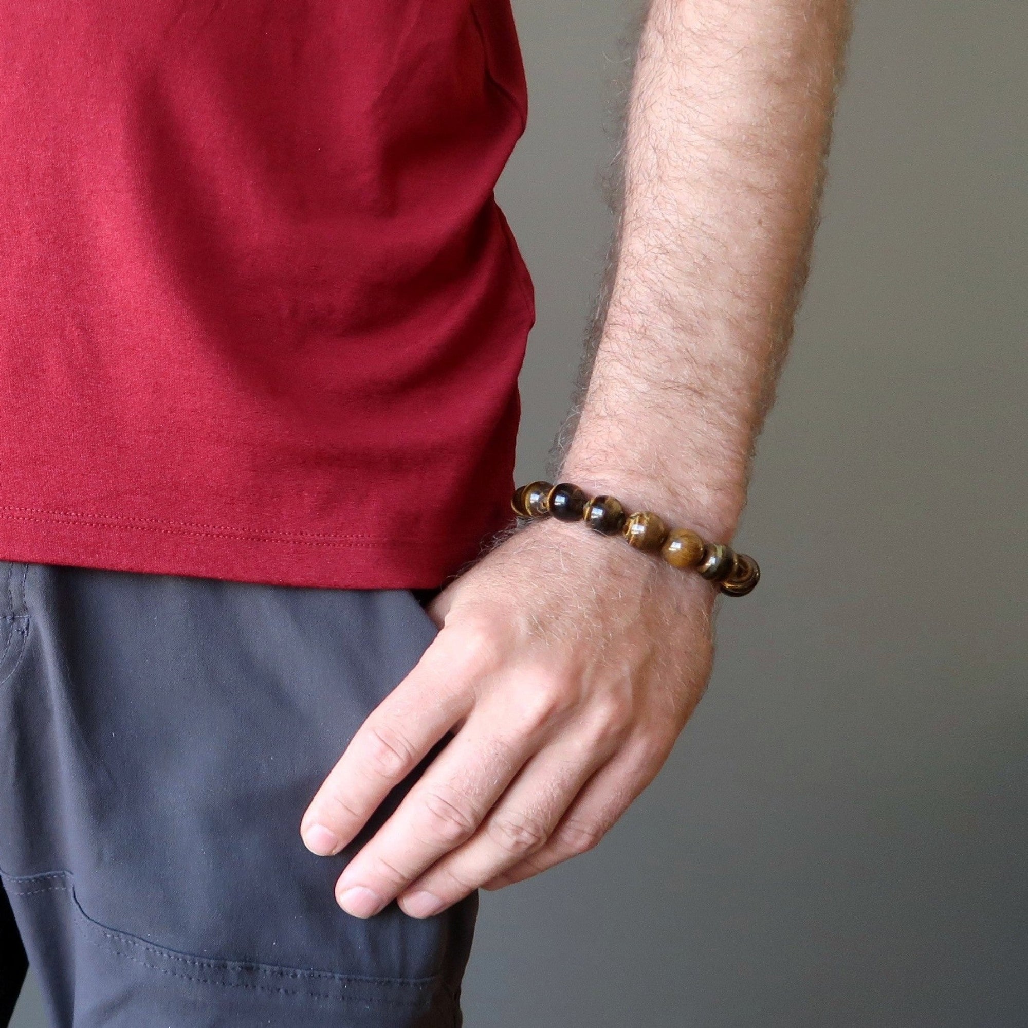 Tigers Eye Bracelet Golden Confidence Stone