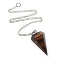 Tigers Eye Pendulum Mind Reader Red Tigers Eye Crystal