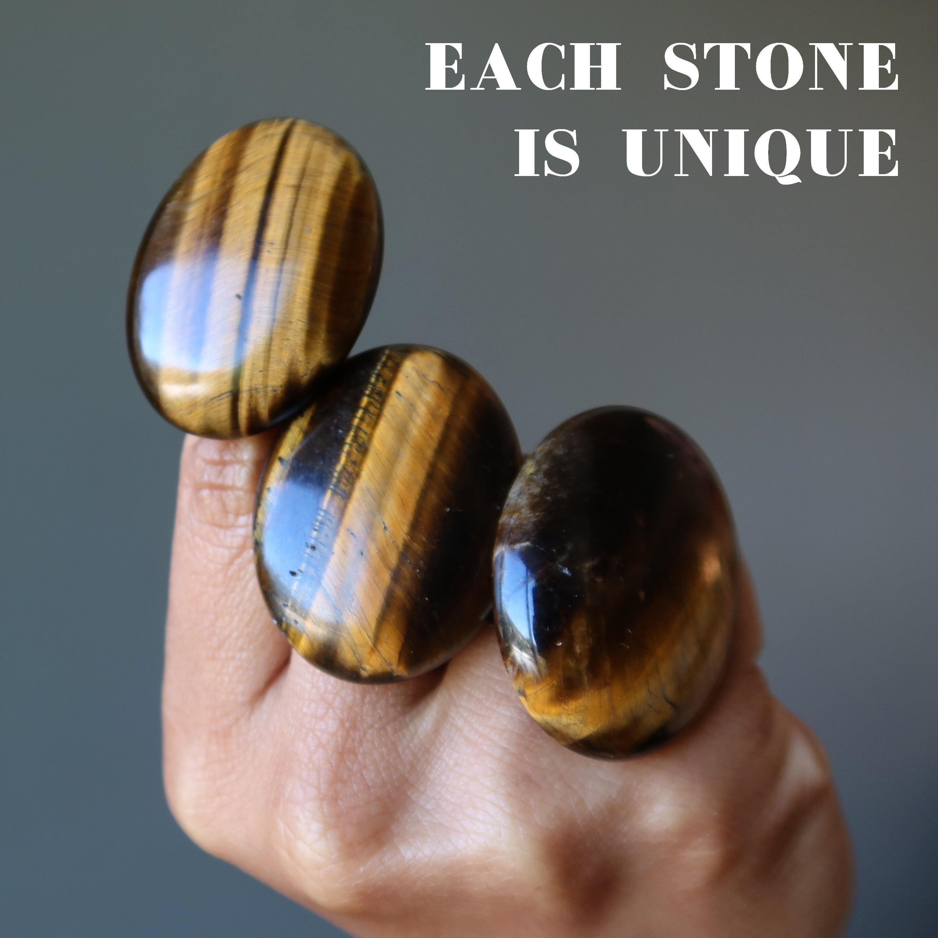Tigers Eye Ring Big Golden Business Bronze Adjustable