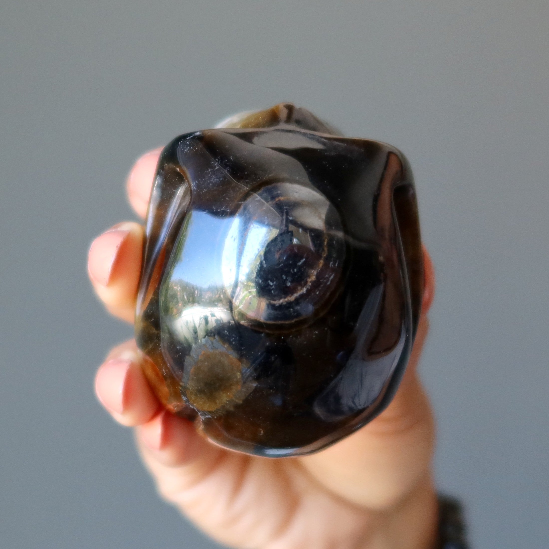 Tigers Eye Skull Secrets of Other World Crystal