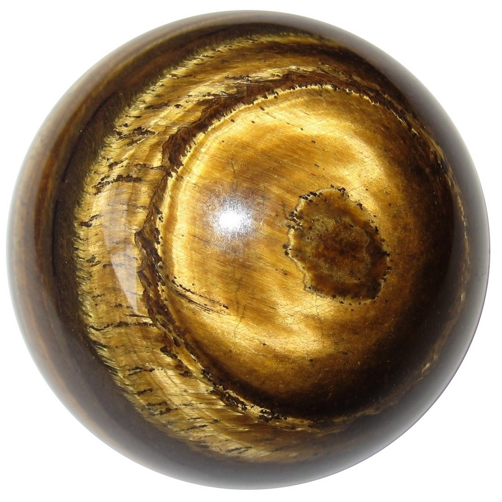 Tigerauge Kugel Goldener Champion Kristallkugel