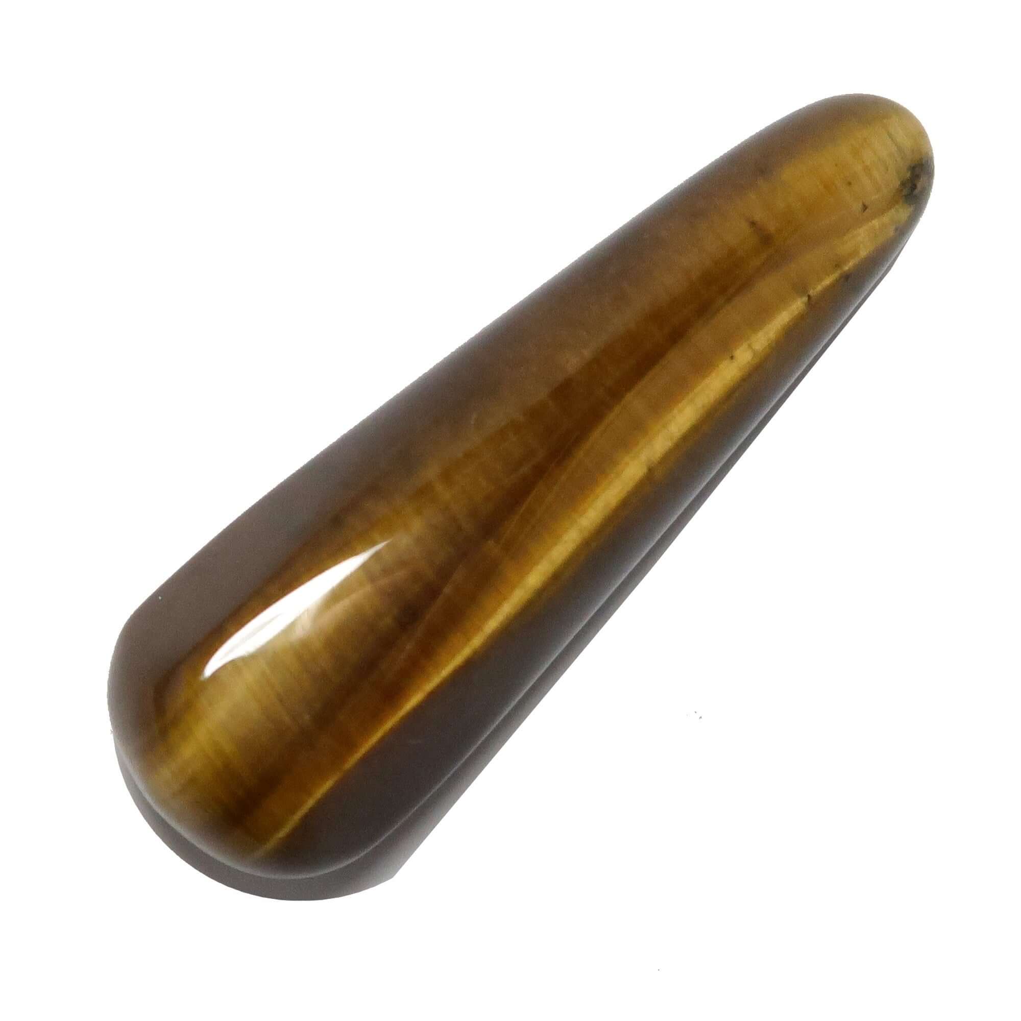 Tigers Eye Massage Wand Golden Delight Stone