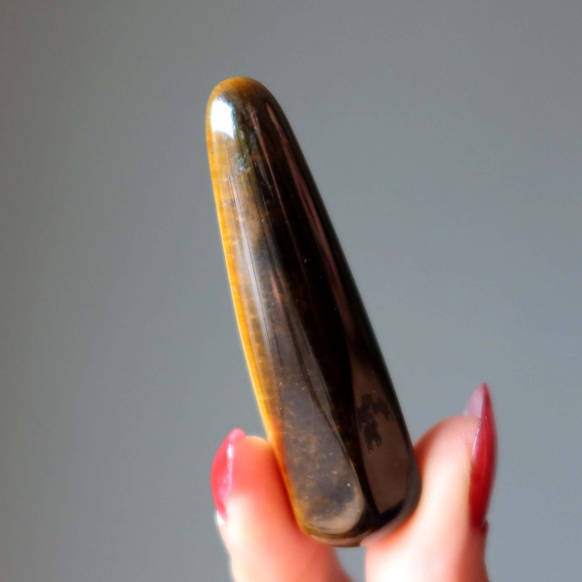 Tigers Eye Massage Wand Golden Delight Stone