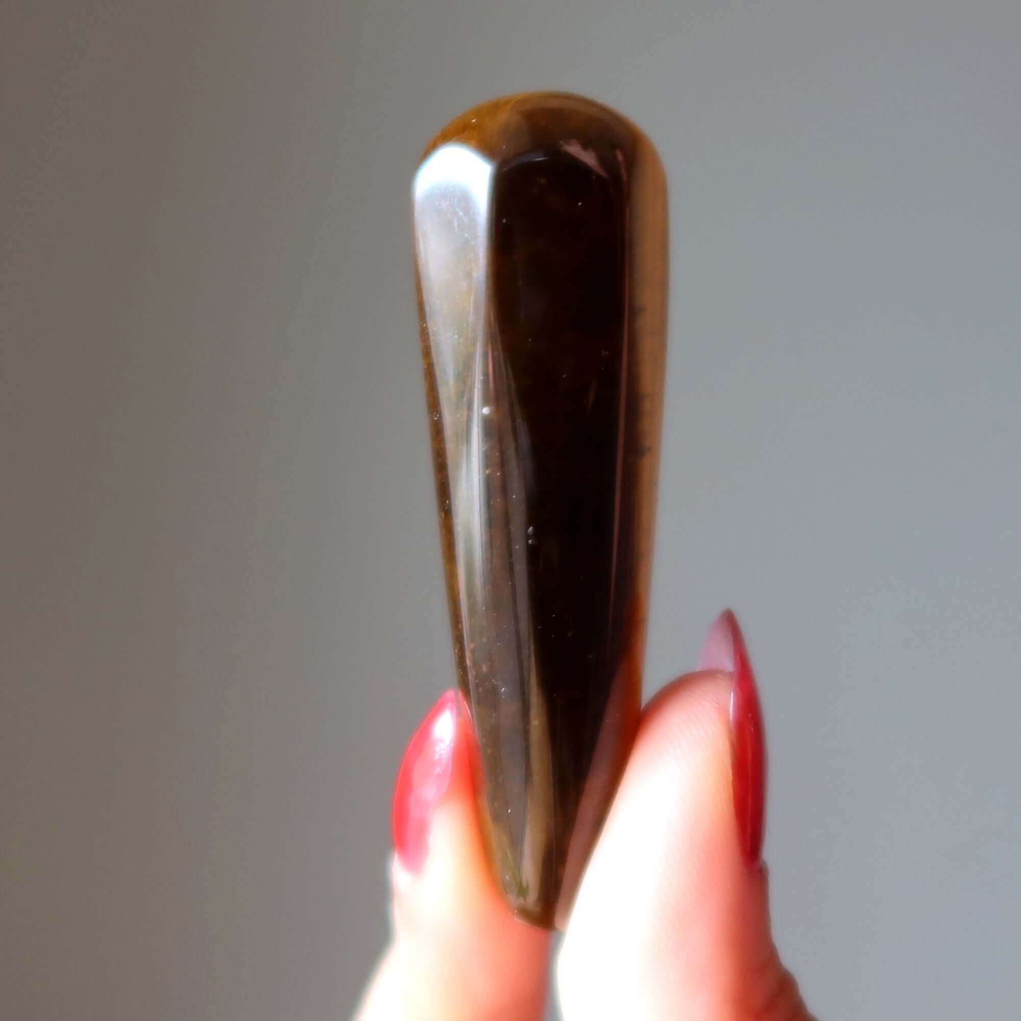 Tigers Eye Massage Wand Golden Delight Stone
