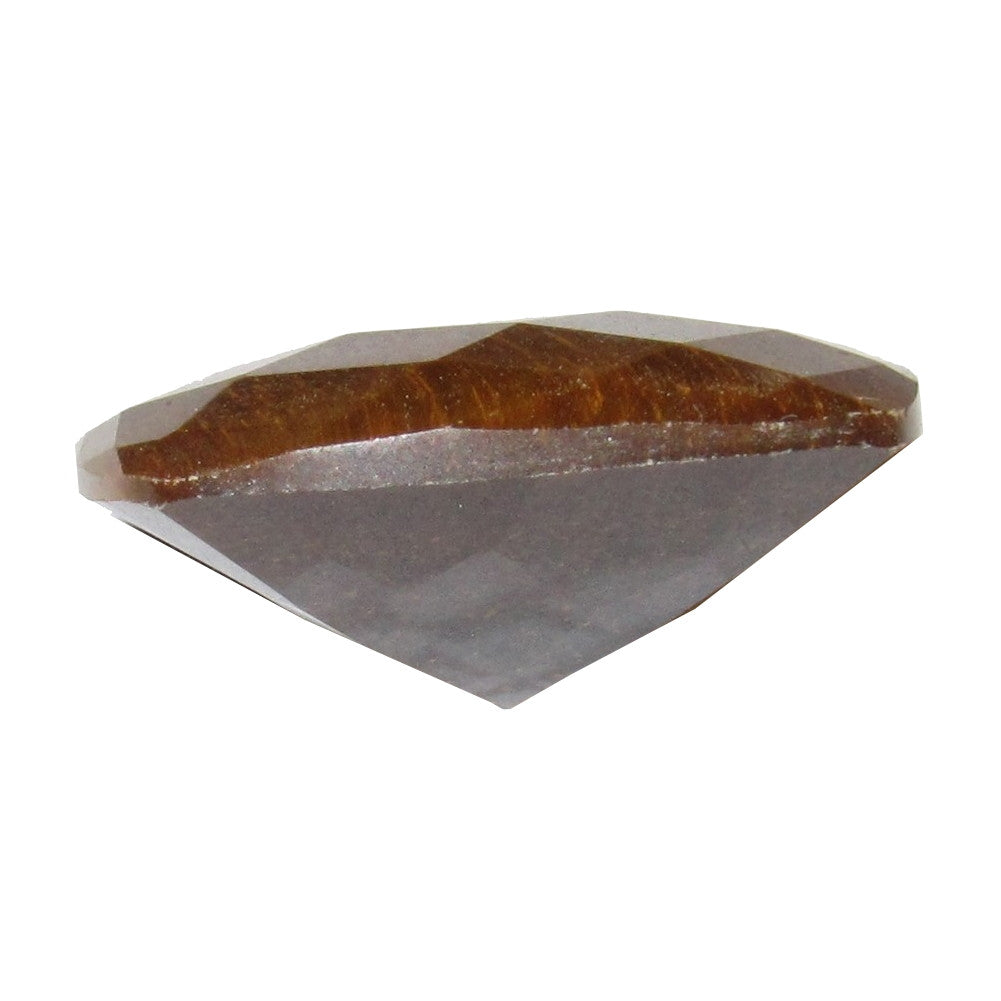 Tigers Eye Pocket Stone Cabochon Golden Diamond