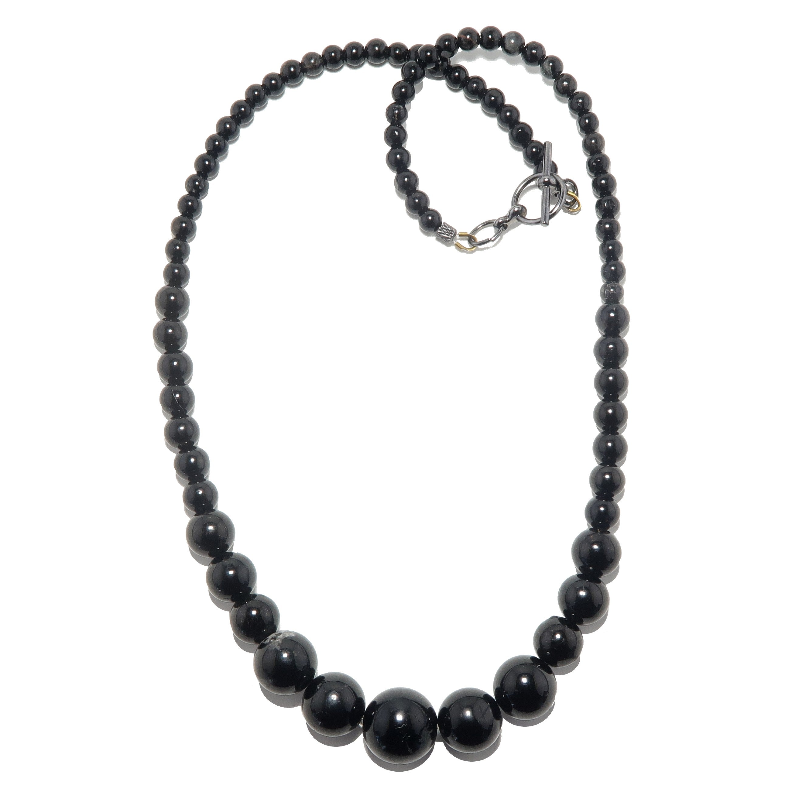 Collier en tourmaline noire - Perles de protection intégrale