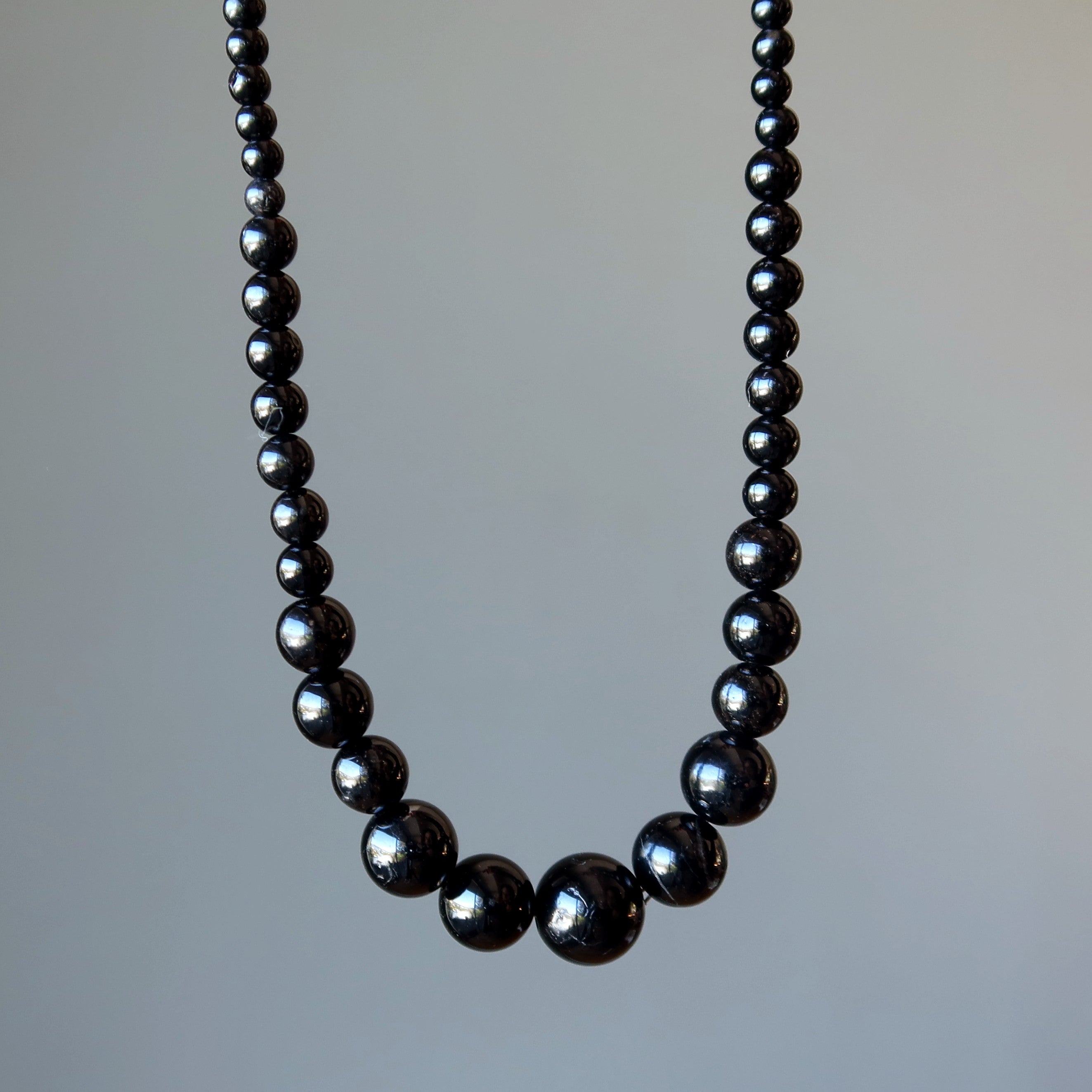 Collier en tourmaline noire - Perles de protection intégrale