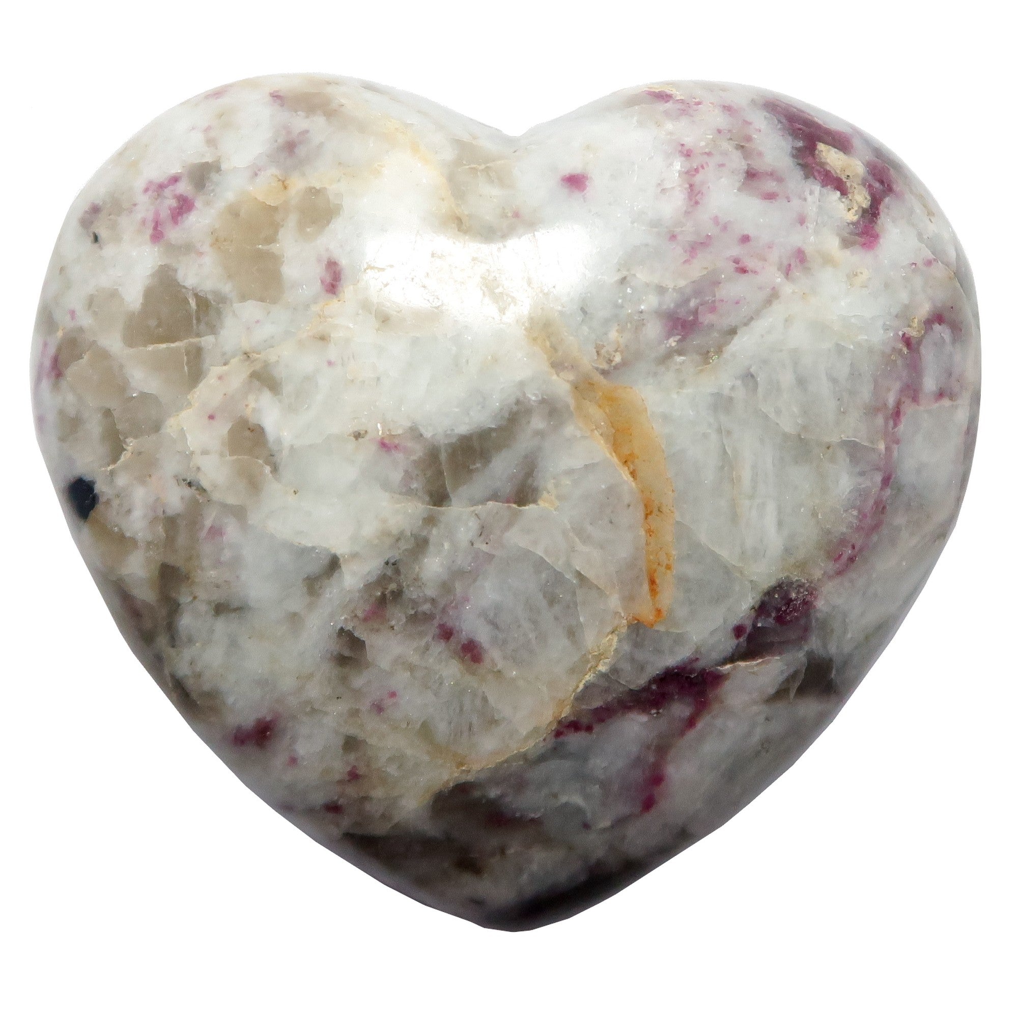 Red Tourmaline Heart Love is Real Rubellite Beauty Stone