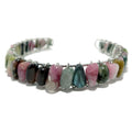 Rainbow Tourmaline Bracelet Cuff of Joy 18-Karat Gold