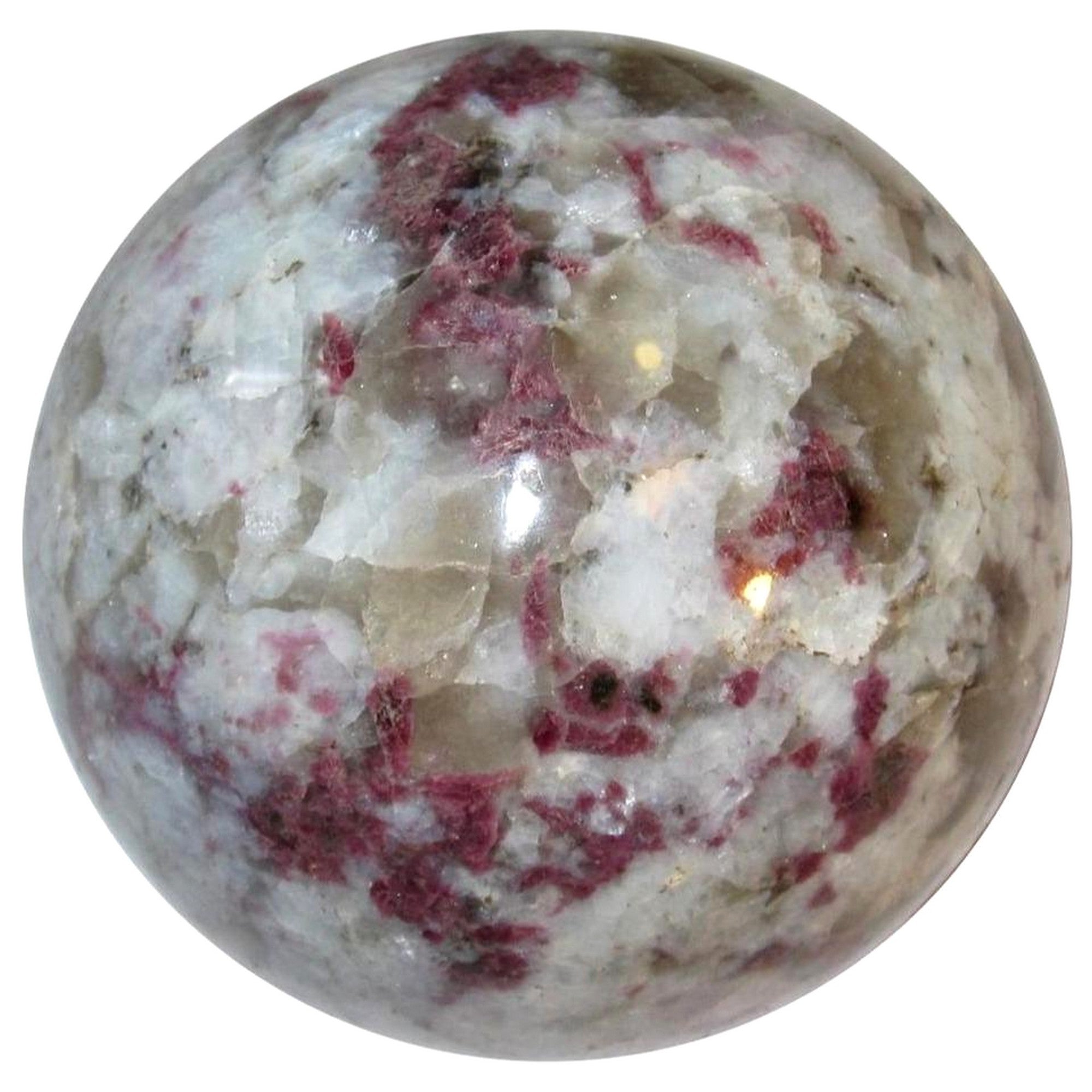 Red Tourmaline Sphere Fruitful Crystal Ball