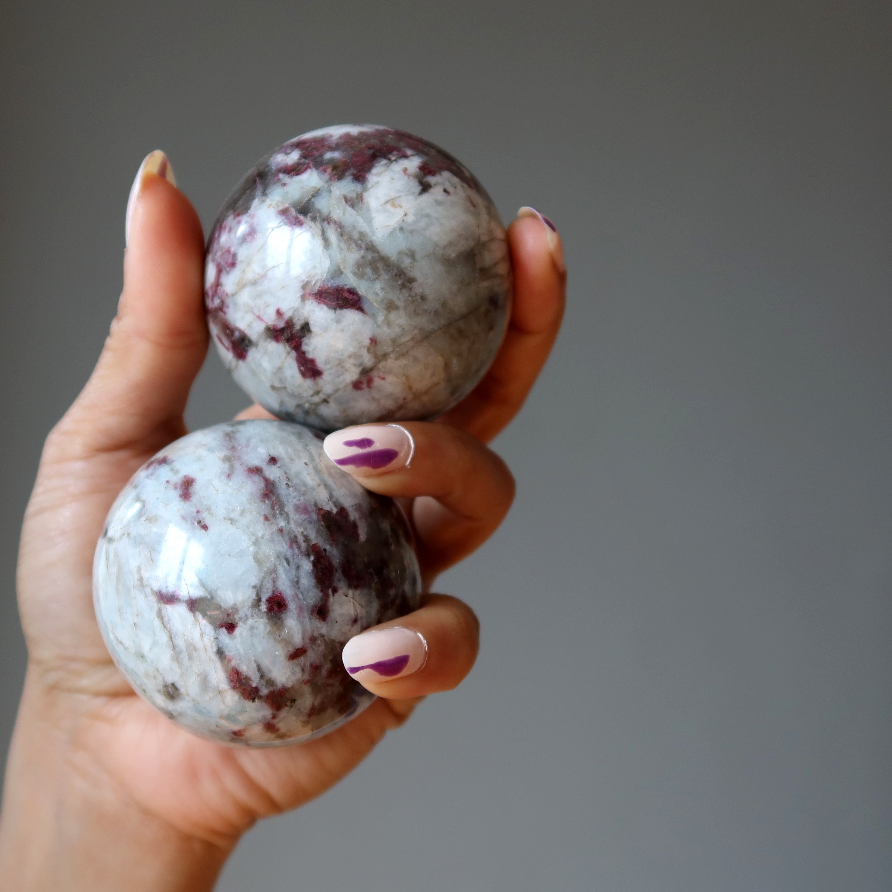 Red Tourmaline Sphere Fruitful Crystal Ball