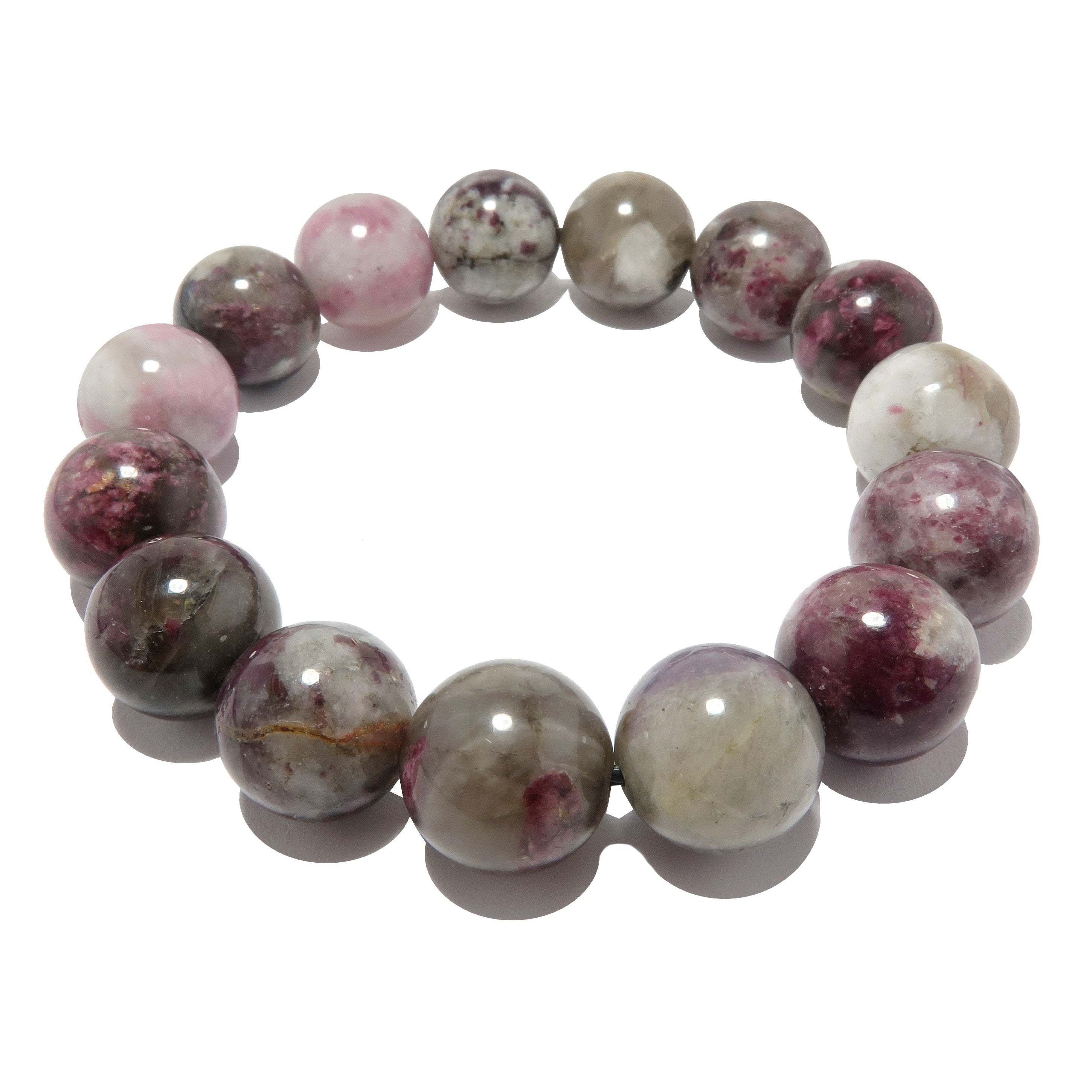 Rotes Turmalinarmband: Fruchtbarer Rubellit