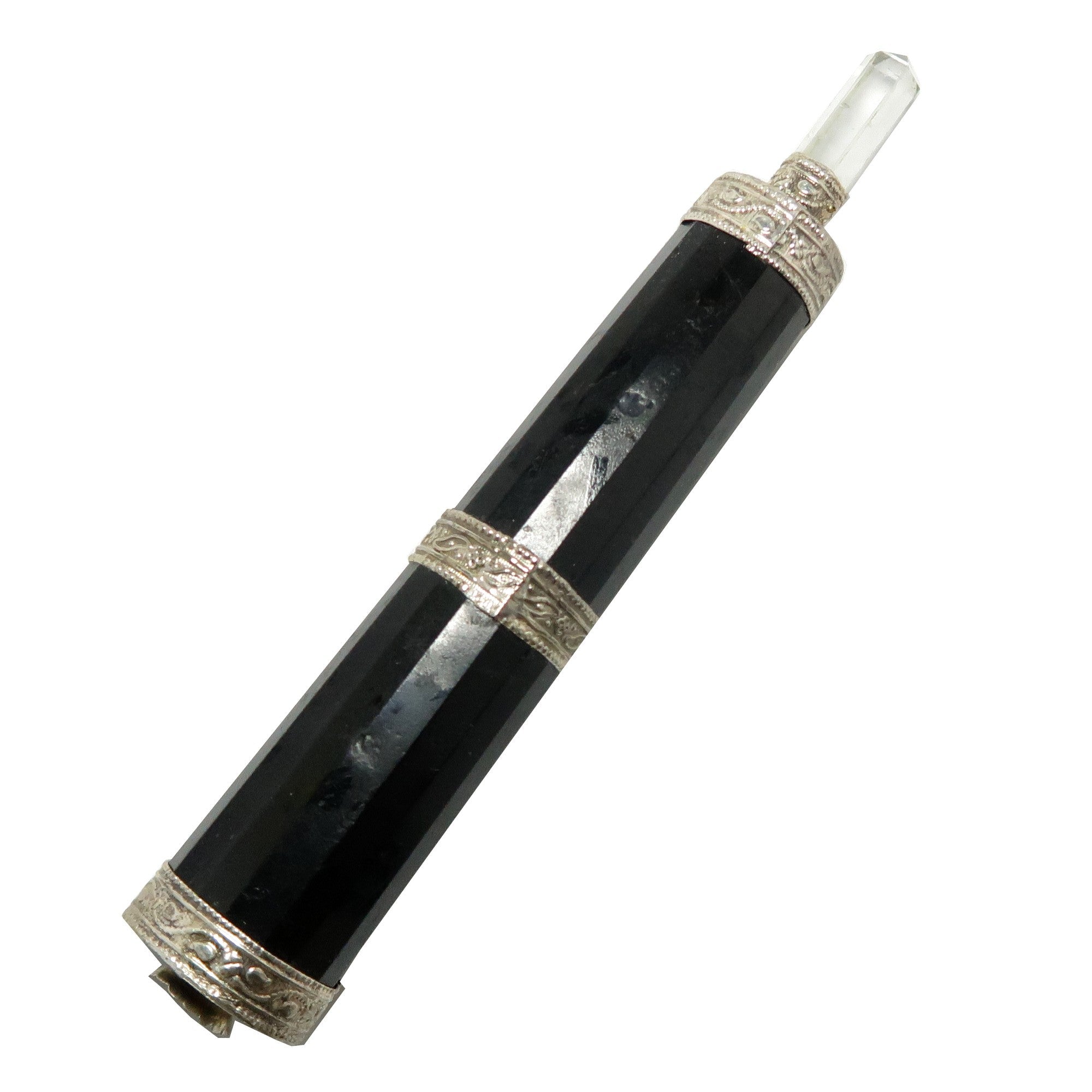 Black Tourmaline Aura Wand Wounded Warrior