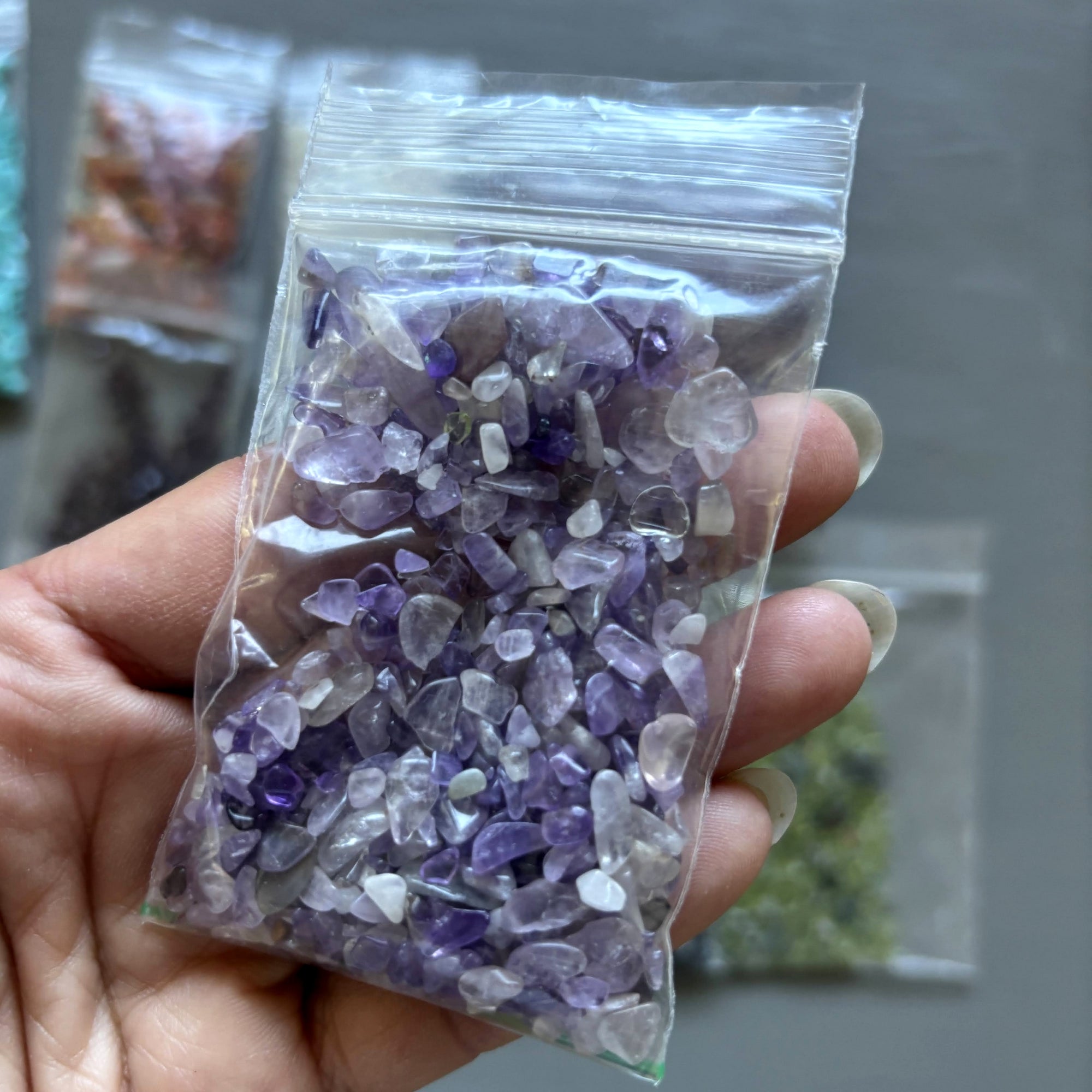 Tumbled Stone Set: Amethyst Carnelian & Variety Pack of Gems