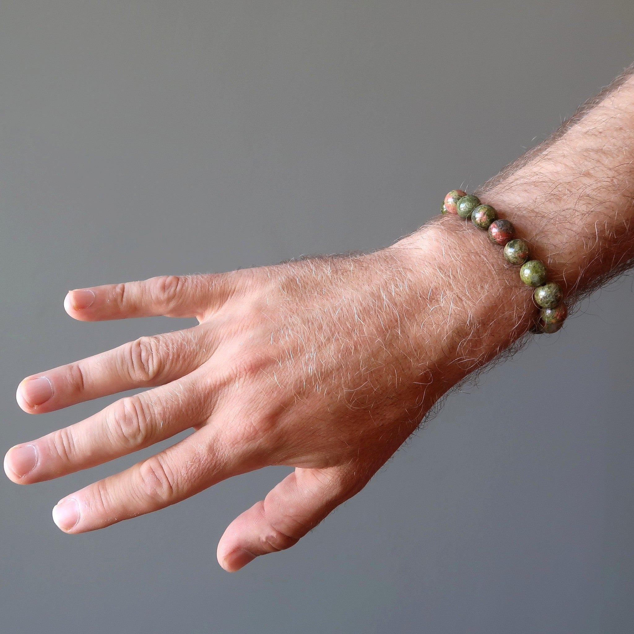 Unakit-Armband Rosa Grün Kreativ Künstler Kristall