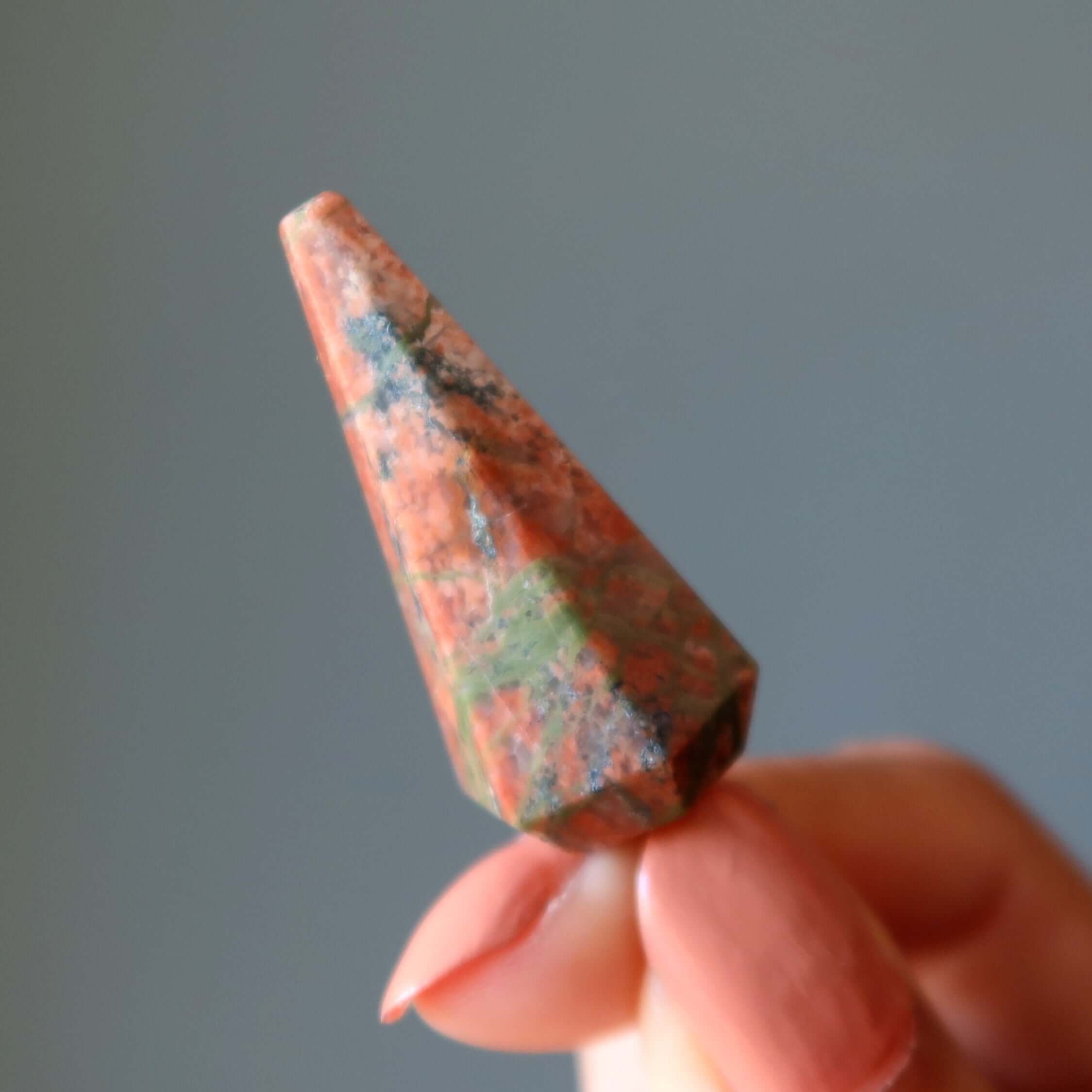 Pendentif Unakite Source Suprême Demandez et Répondez