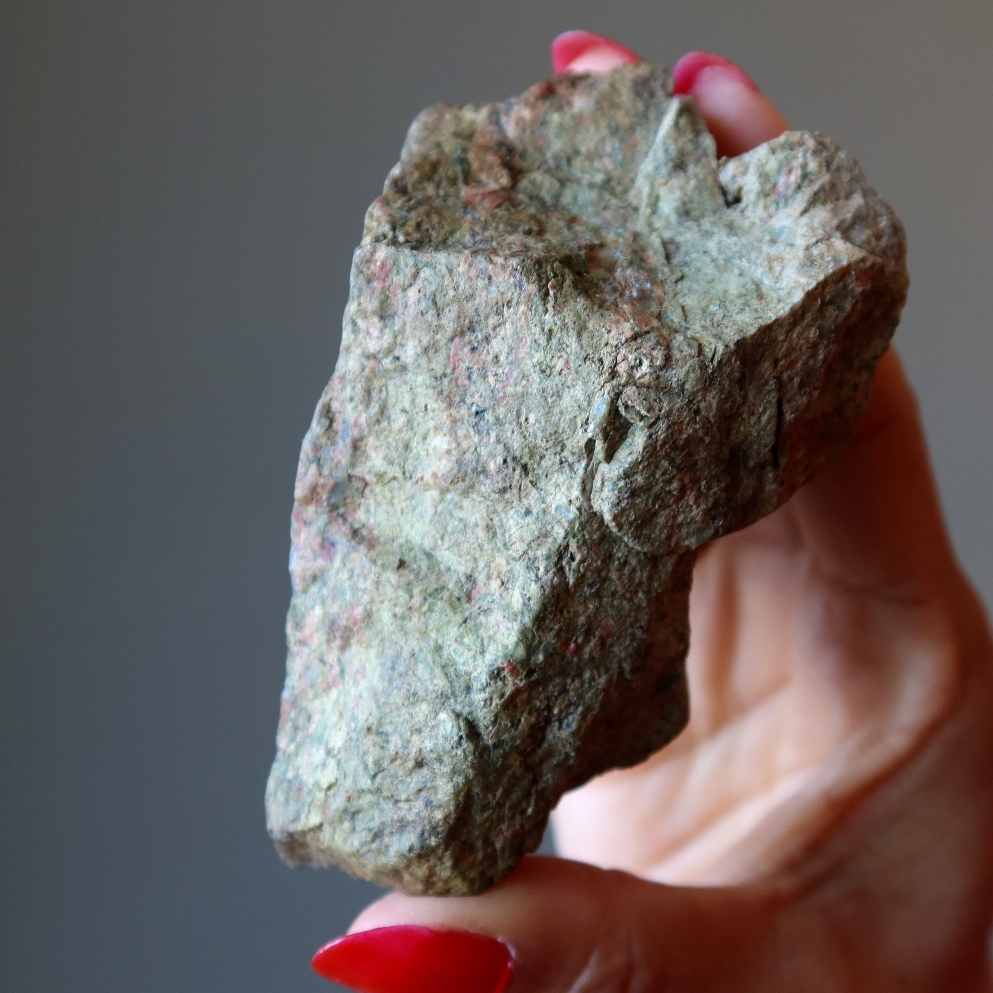 Unakite Raw Crystal Expression Creation Stone