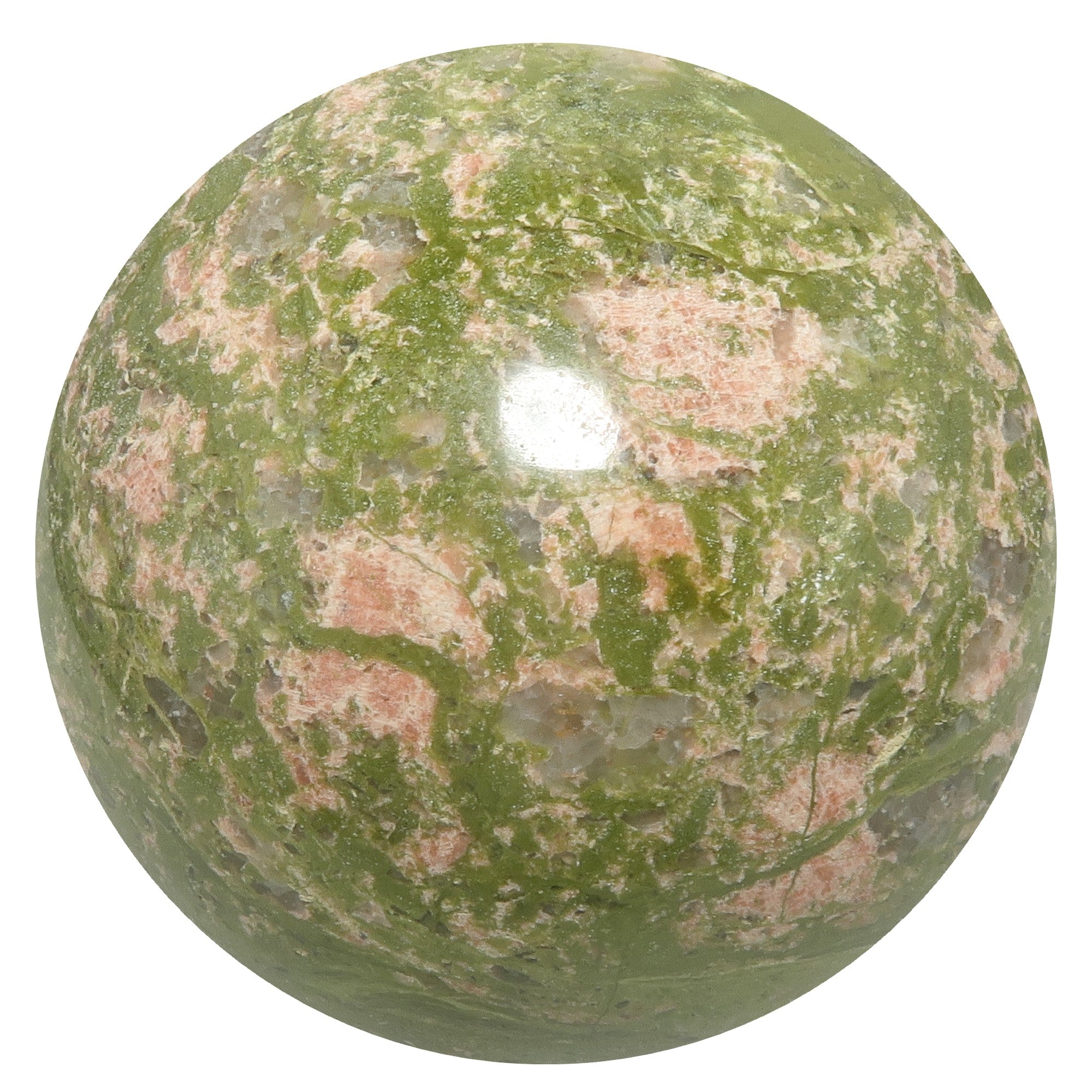 Unakite Sphere Lovely Artist Creative Energy Crystal Ball