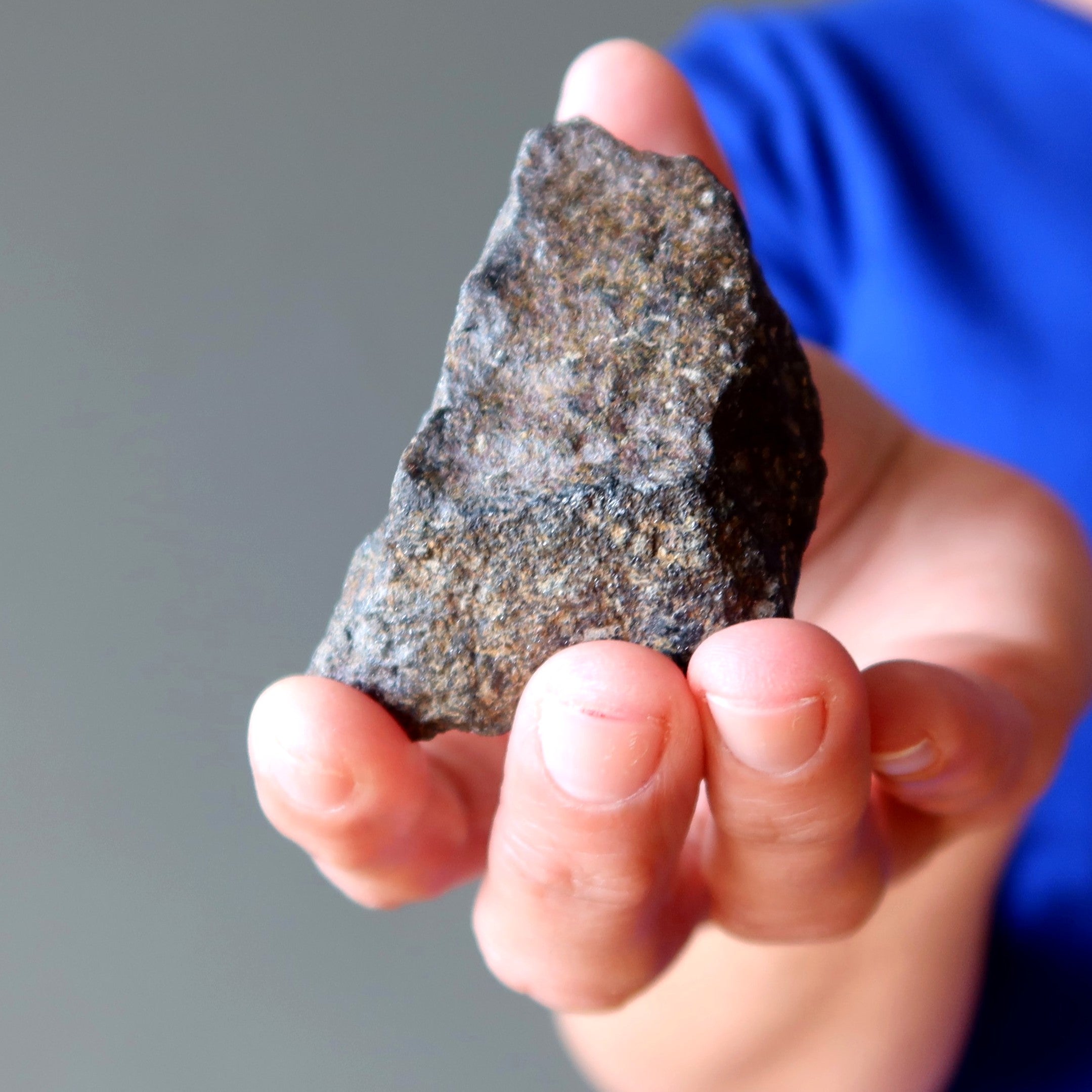 Wehrlite Raw Crystal Protector of the Earth Black Mantle Stone