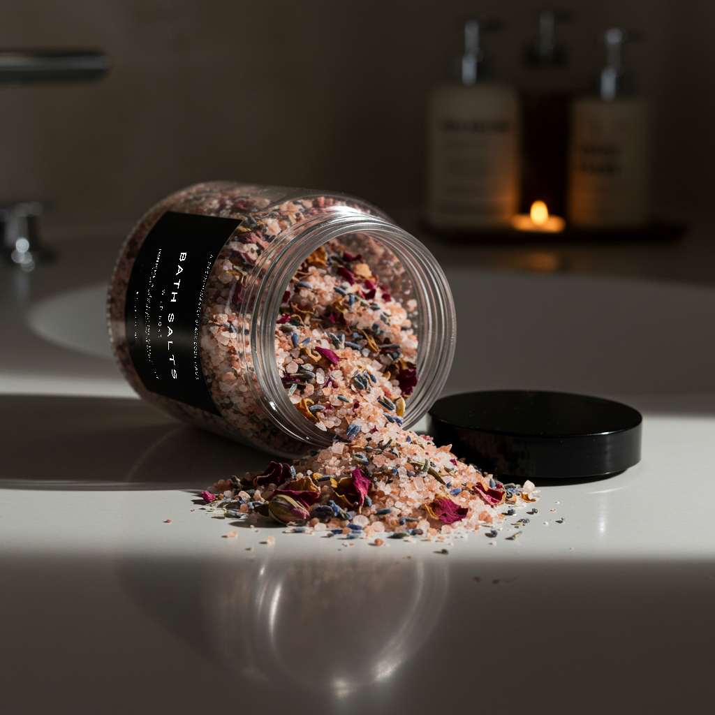 SELS DE BAIN ROSE SAUVAGE